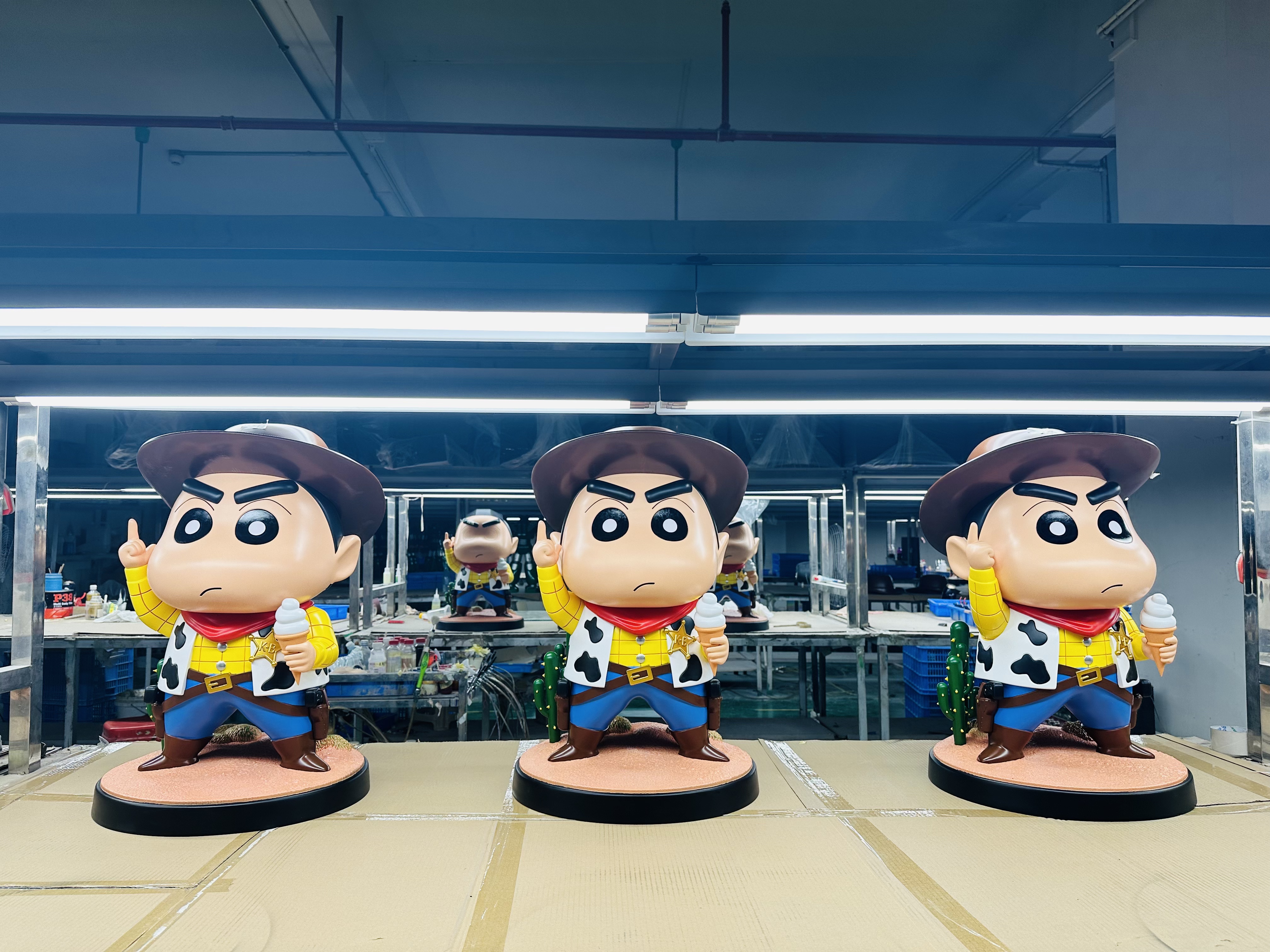 【蠟筆小新】動感光波工作室-牛仔小新（海外現貨）