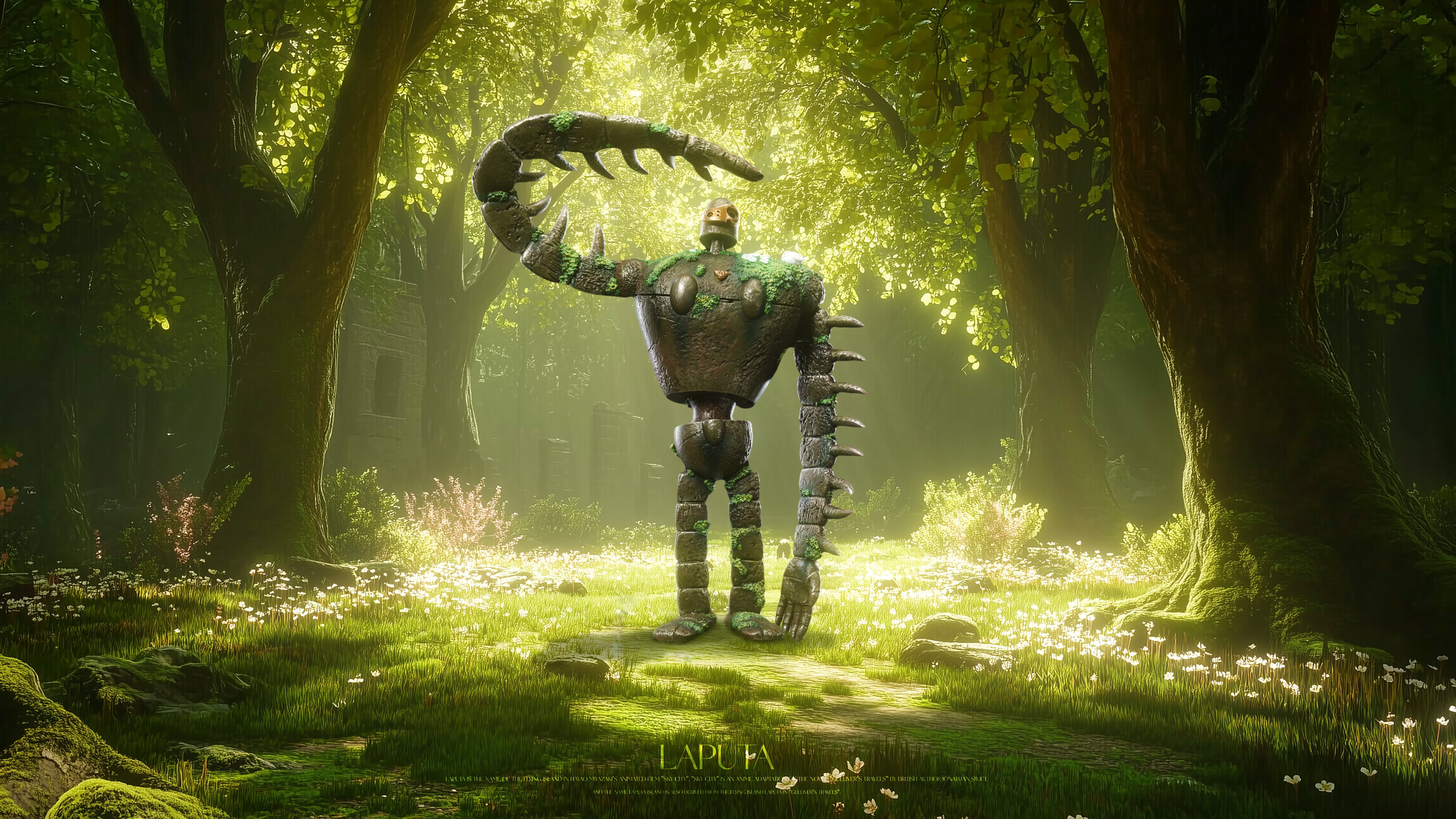 【宮崎駿】宅急便工作室-場景系列 拉普達機器人