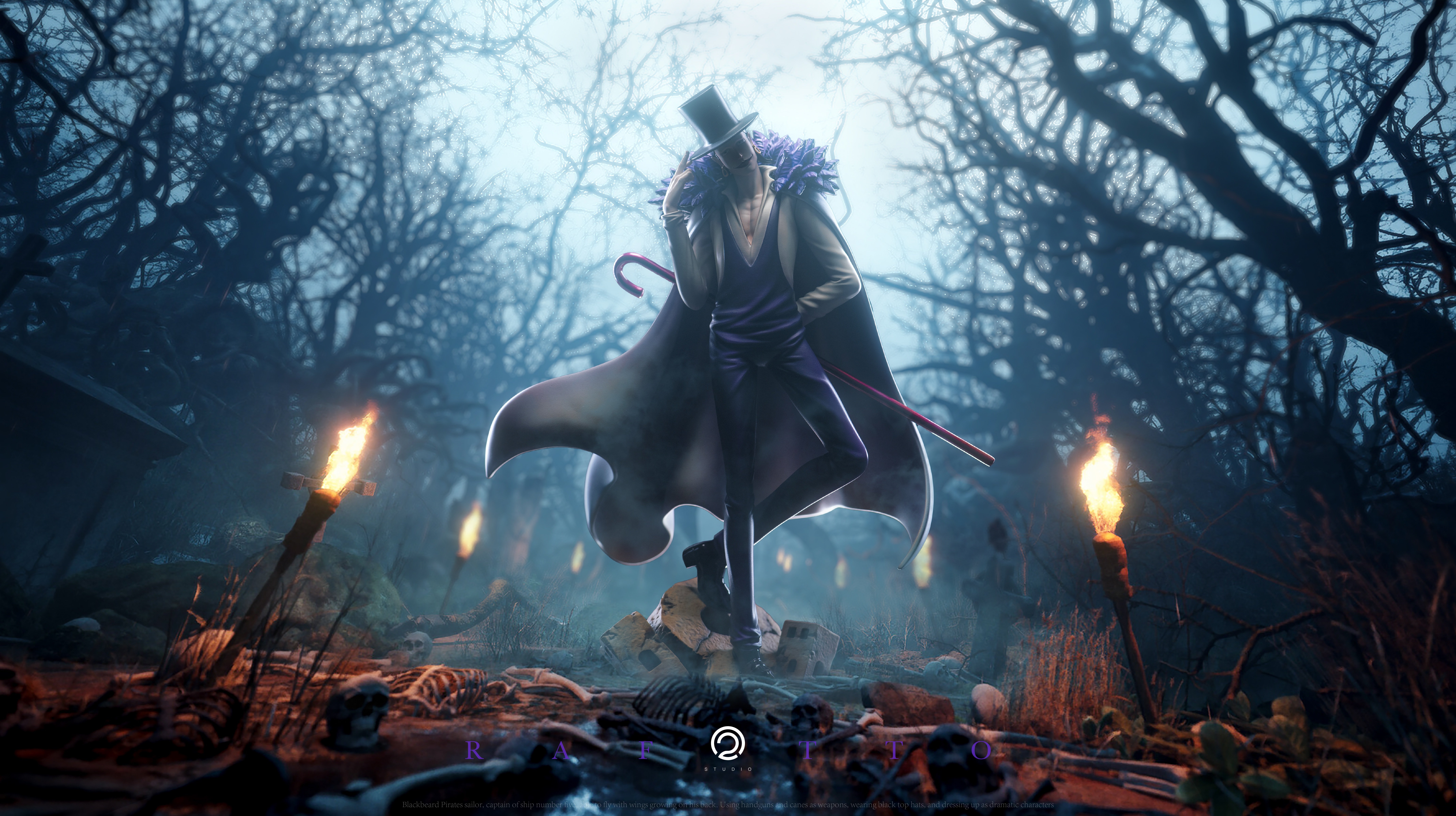 【海賊王】C2-Studio-四皇黑鬍子海賊團 第二彈 黑鬍子海賊團5號船船長 拉法葉