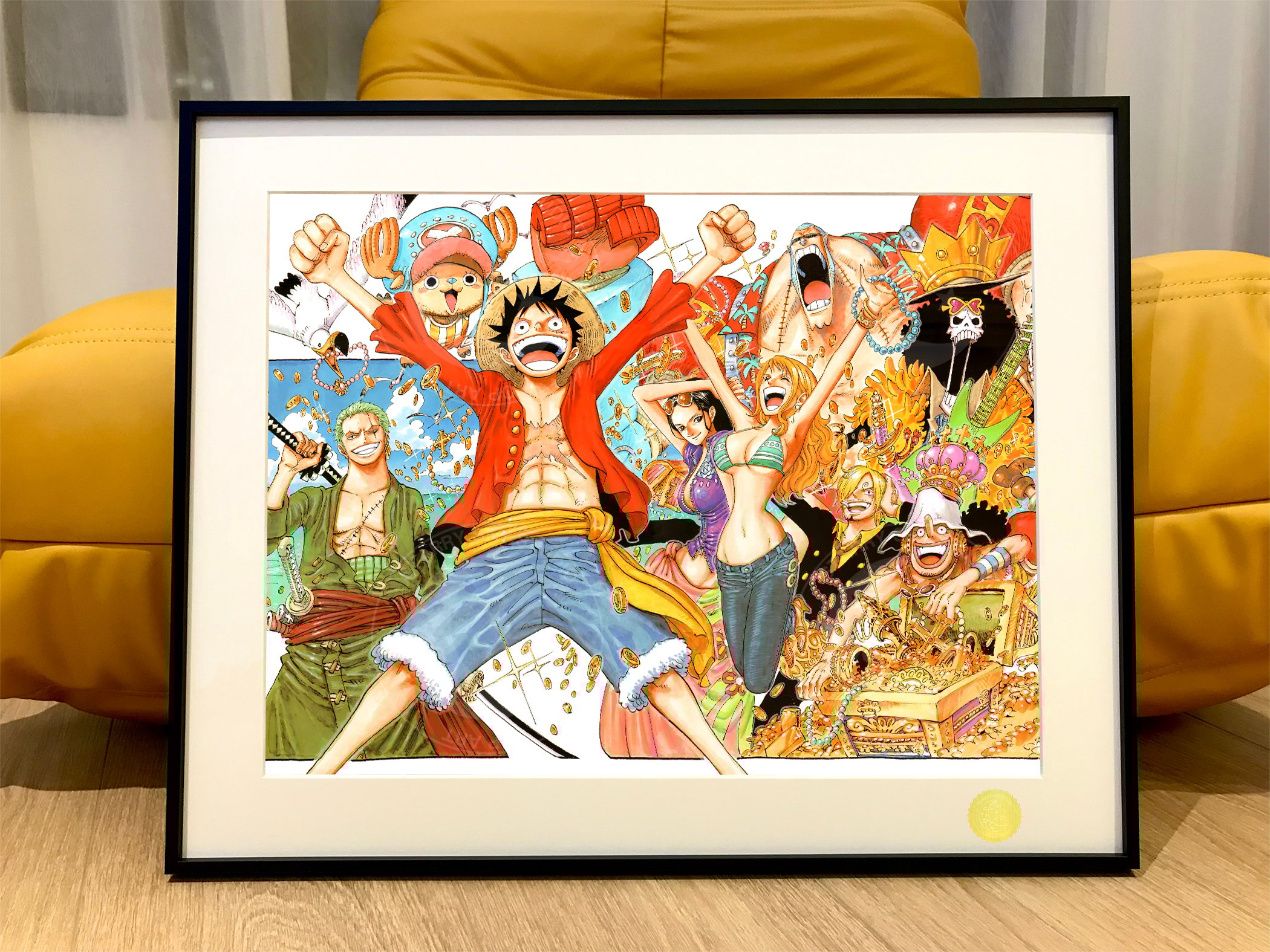 【週邊】星空工作室－海賊王 草帽大寶藏 裝飾畫