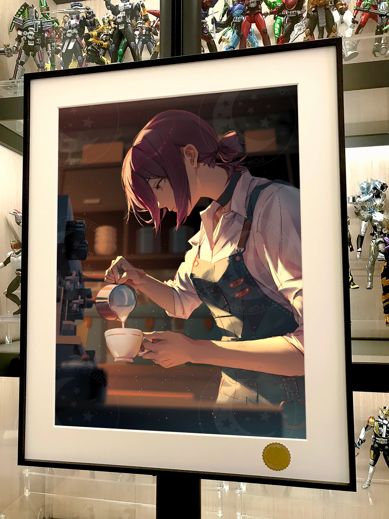 【週邊】星空工作室－鏈鋸人 咖啡師蕾塞 裝飾畫