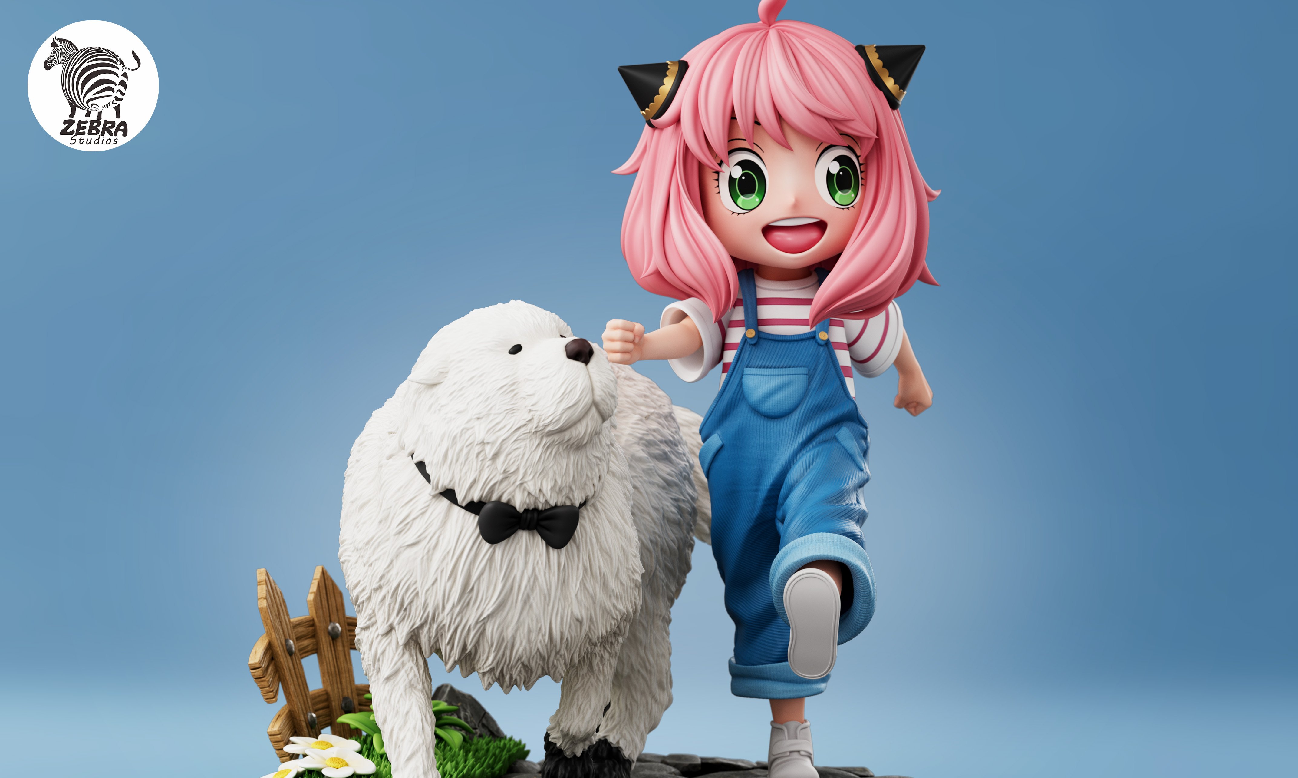 【SPYxFAMILY】斑馬工作室-阿尼亞和邦德向左看