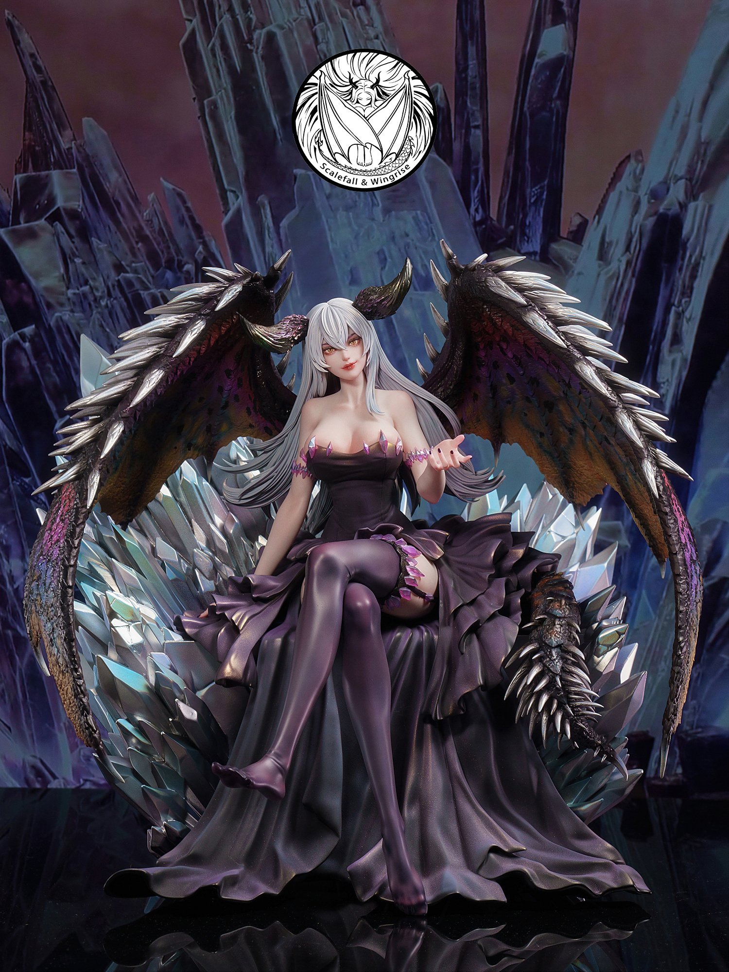 【魔物獵人】Scalefall＆Wingrise 幻鱗化翼工作室－二創龍娘共鳴系列 第一彈 殲世滅盡龍龍娘