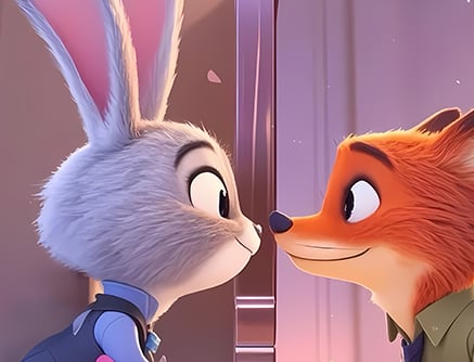 【週邊】巴洛克－動物方程式 兔兔狸狸 裝飾畫&冰箱貼