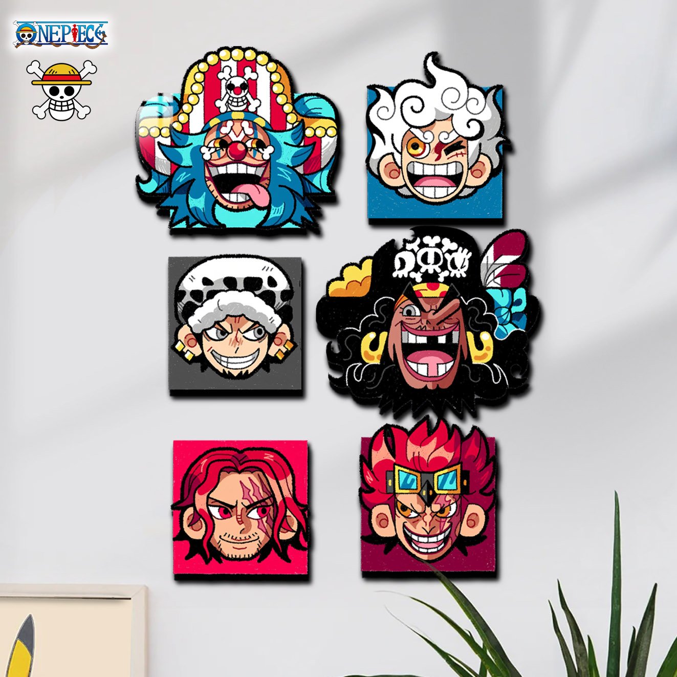 【週邊】阿喵畫社-海賊王六宮格