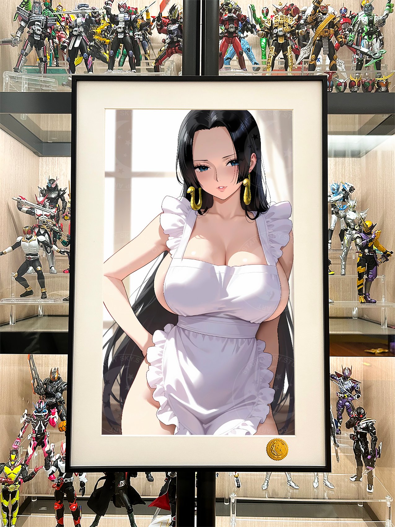 【週邊】星空工作室-女僕漢庫克 Hancock海賊王蛇姬女帝onepiece九蛇島裝飾畫