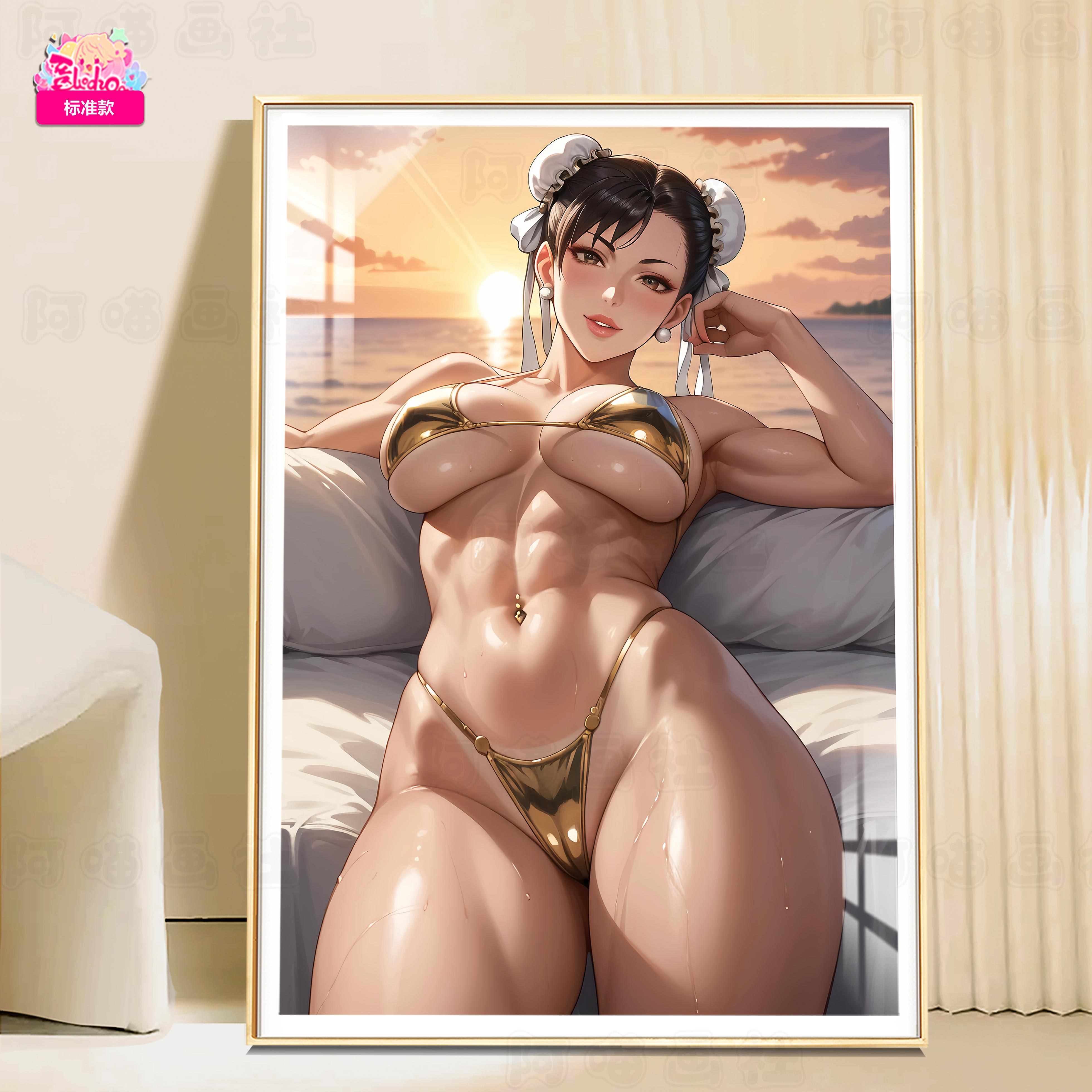 【週邊】阿喵畫社－霞光 春麗