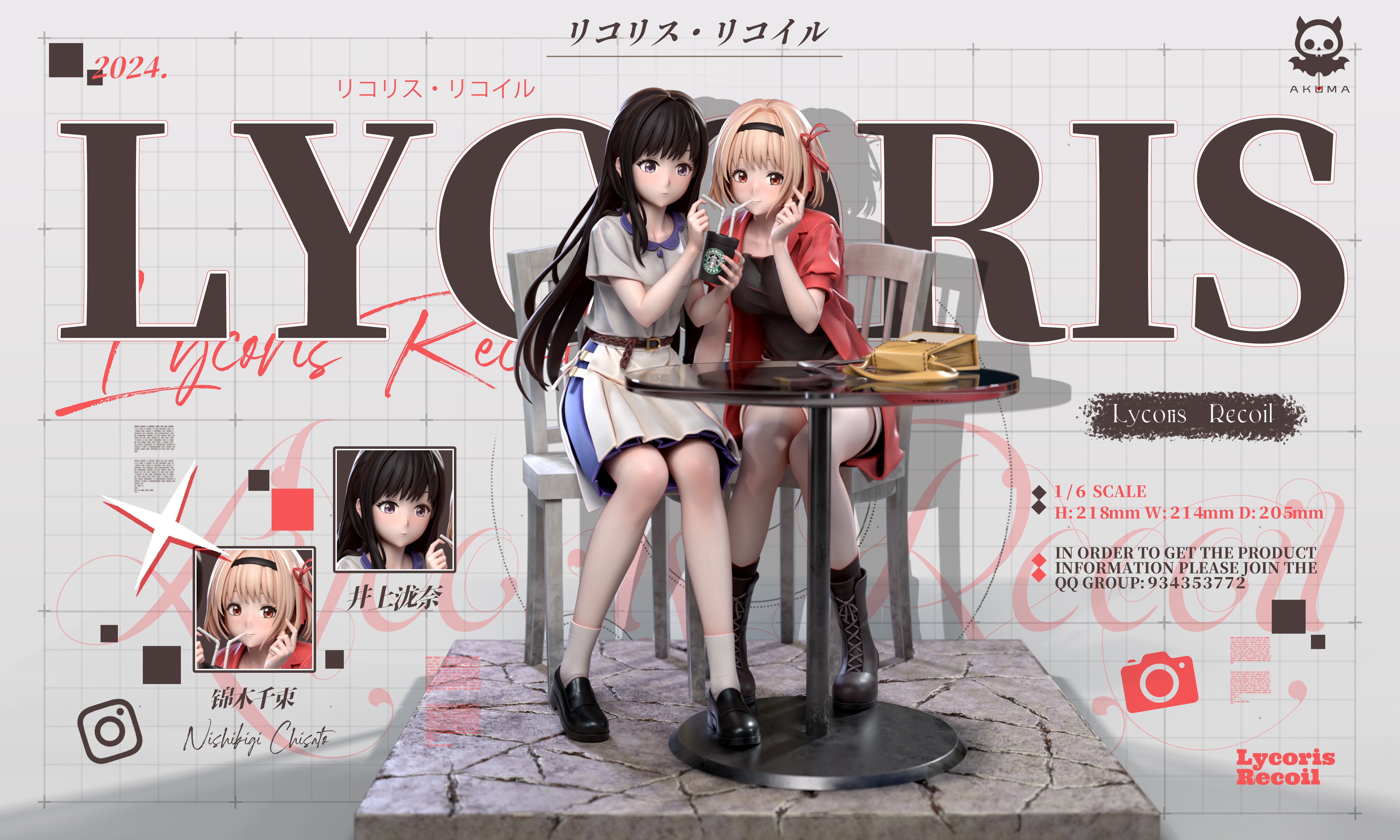 【莉可麗絲】Akuma studio-Lycoris Recoil 千束和瀧奈的快樂假期