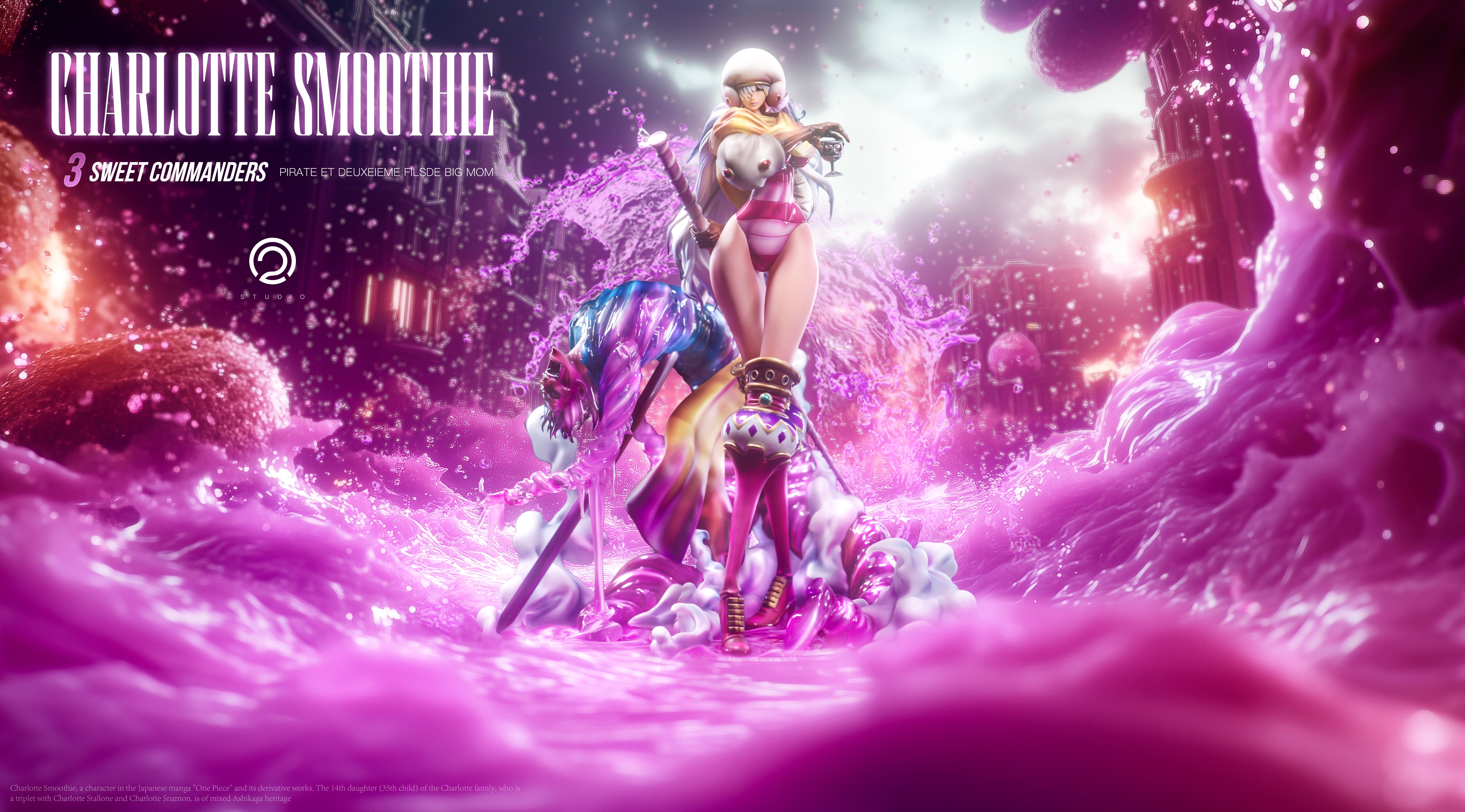 【海賊王】C2-Studio-大媽海盜團 三將星 第二彈 果汁大臣 夏洛特·斯慕吉