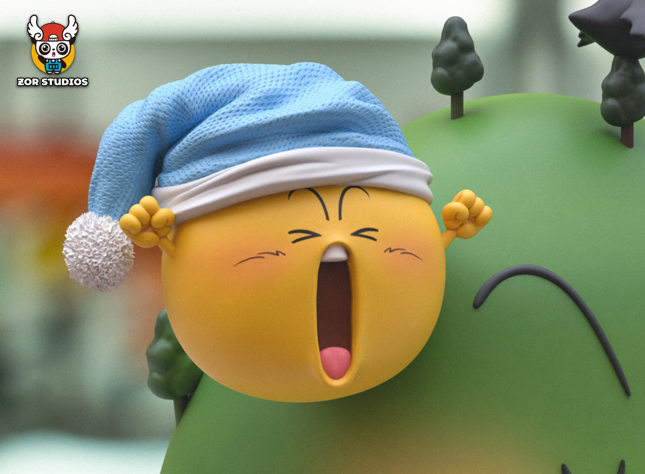 【阿拉蕾】ZOR-Studios-企鵝村全家福系列 第四彈 山丘&太陽