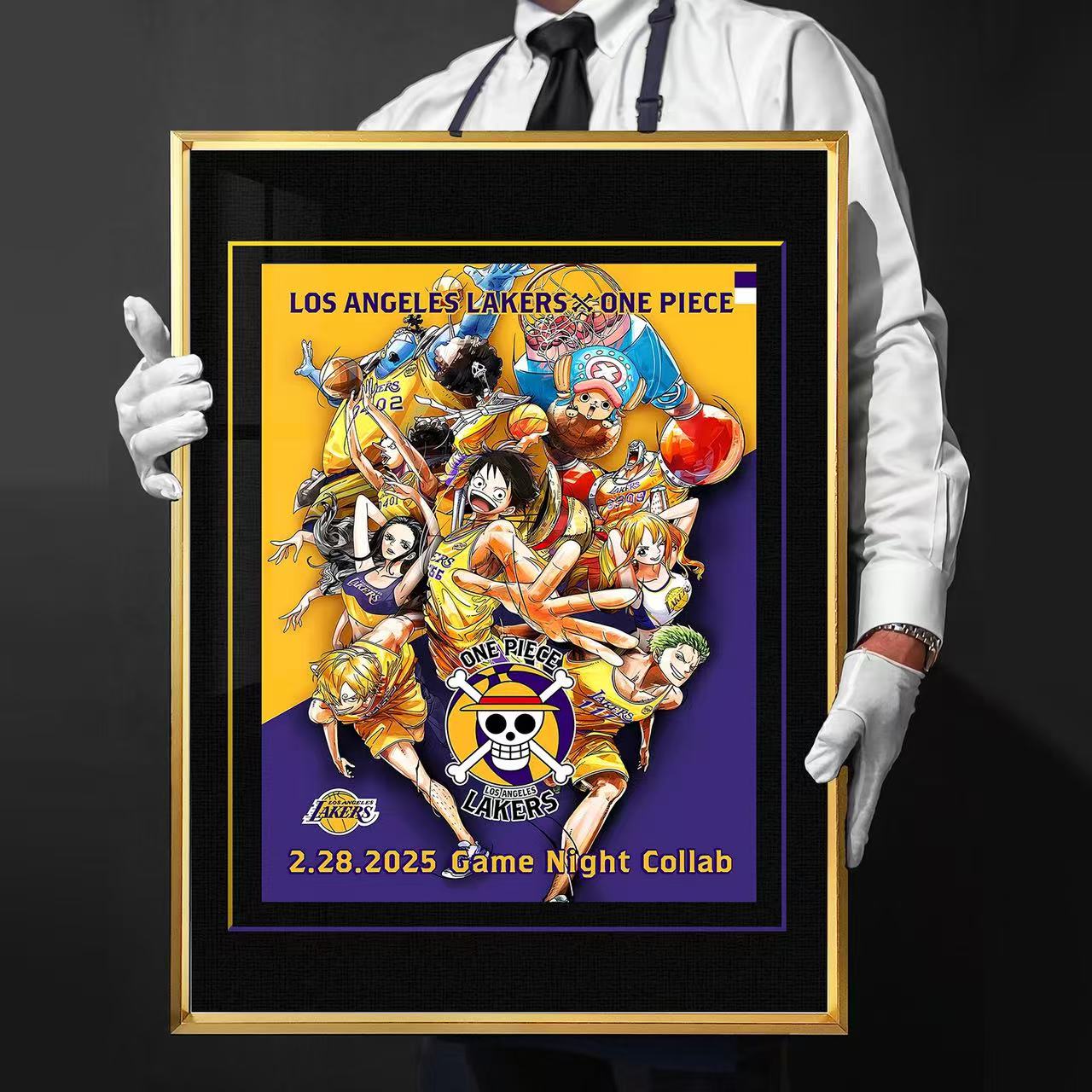 【週邊】千鳥社-草帽團湖人隊合照海賊王路飛索隆午睡毯地毯裝飾畫