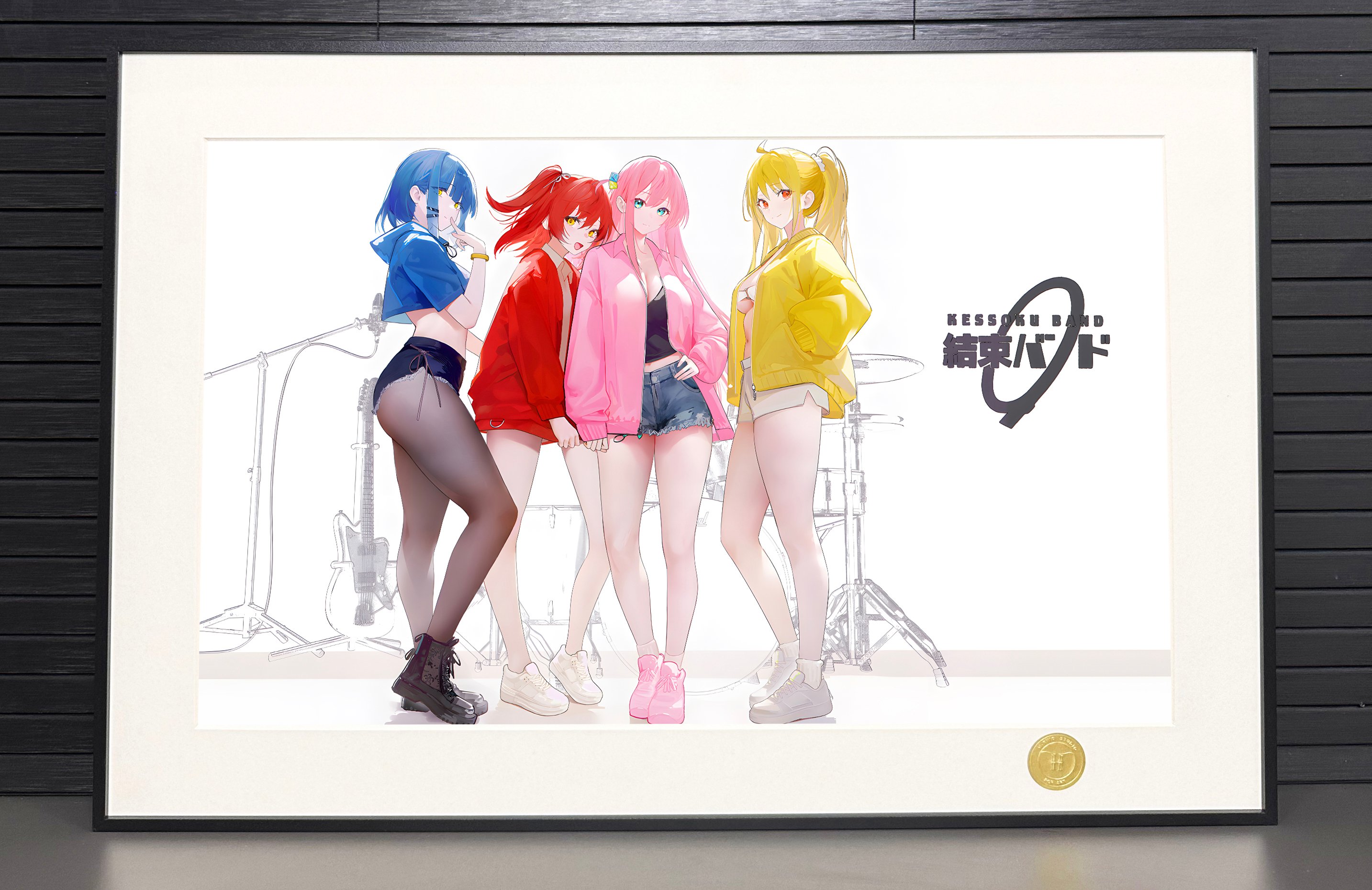 【週邊】H2工作室－孤獨搖滾 結束樂隊 裝飾畫