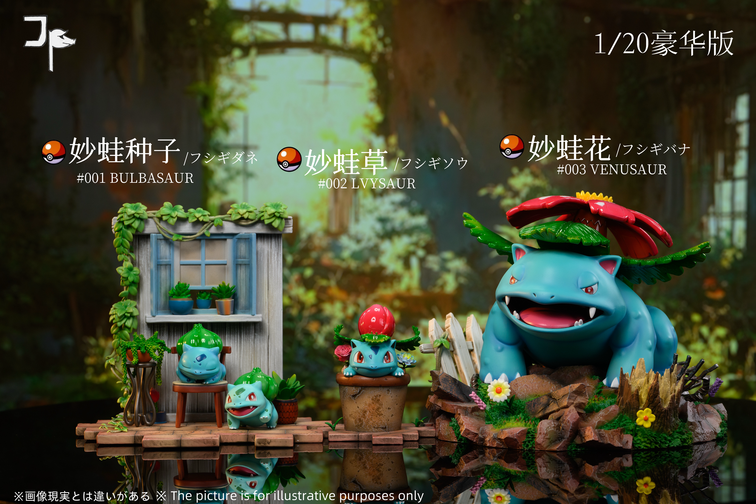 【寶可夢】JP工作室-都市生態共鳴系列 第5彈 妙蛙花 演化組