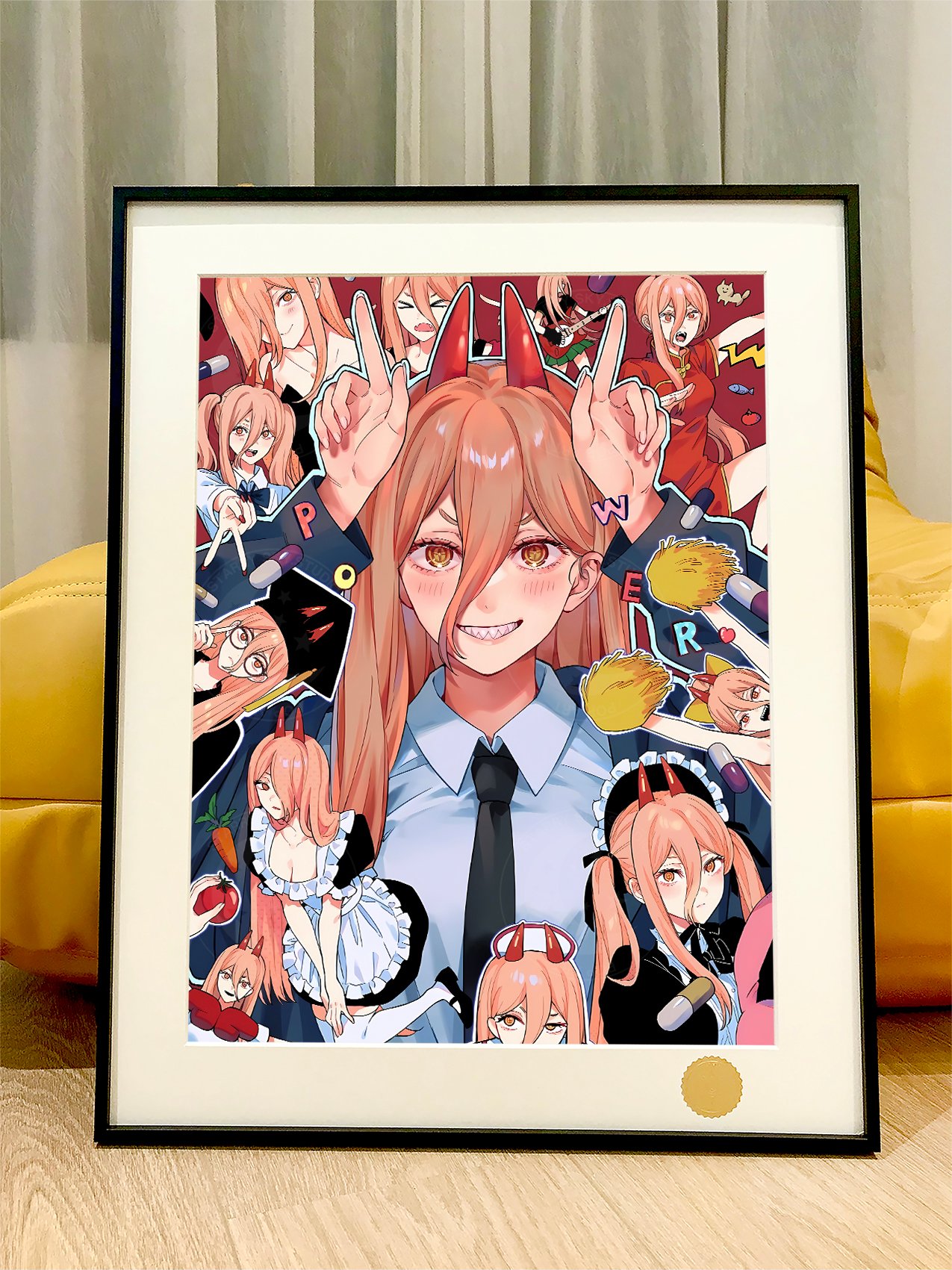 【週邊】星空工作室－電鋸人 百變帕瓦 裝飾畫