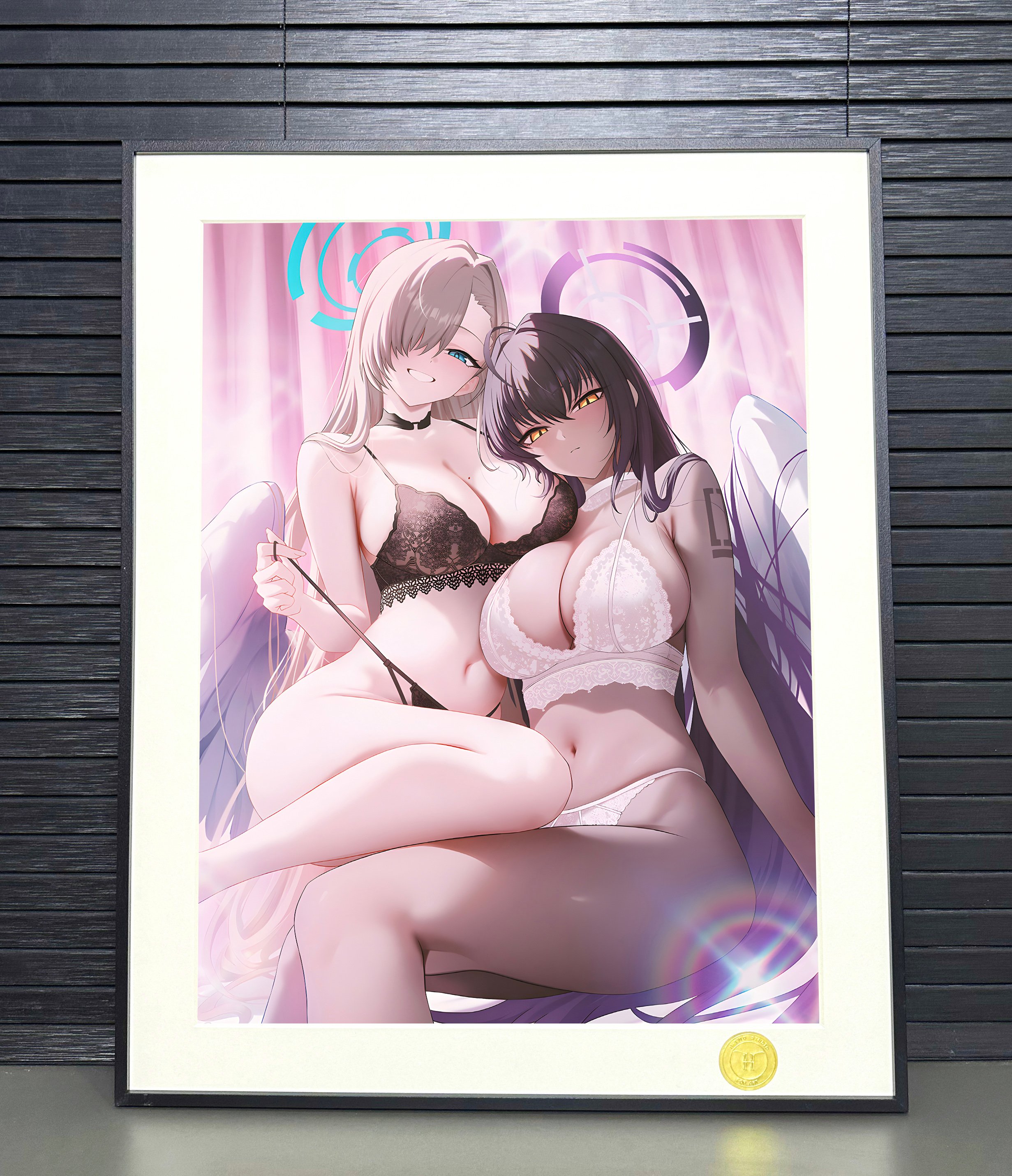 【週邊】H2工作室－蔚藍檔案 花凜 明日奈 裝飾畫