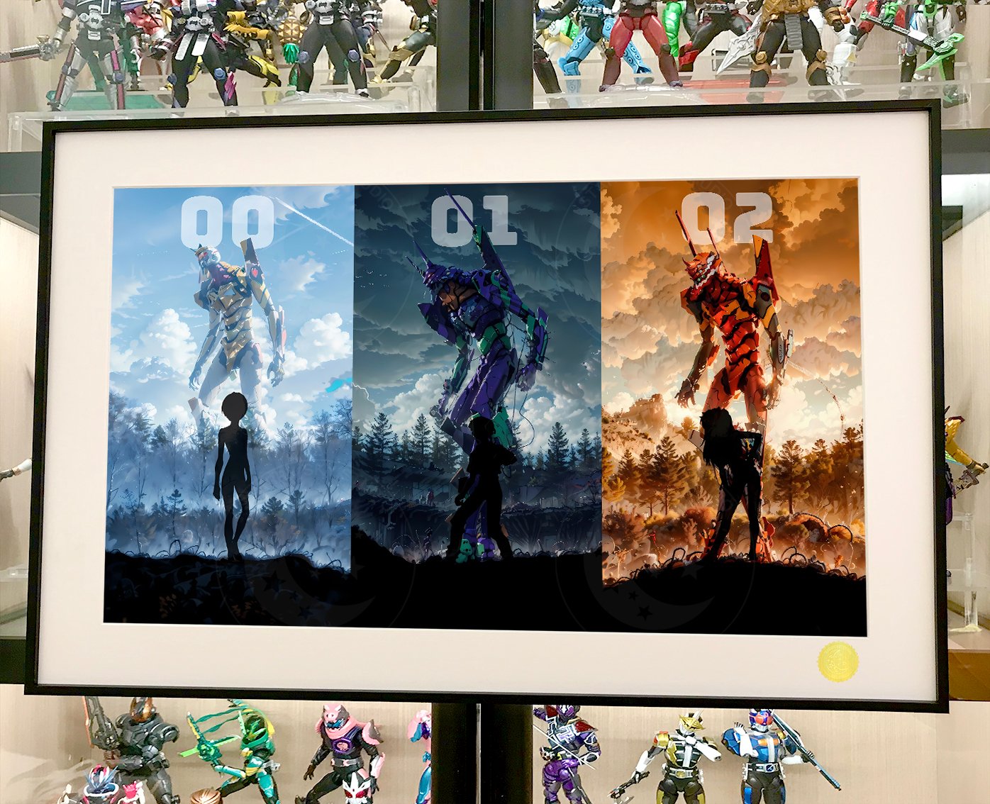 【週邊】星空工作室－新世紀福音戰士 EVA機甲 裝飾畫