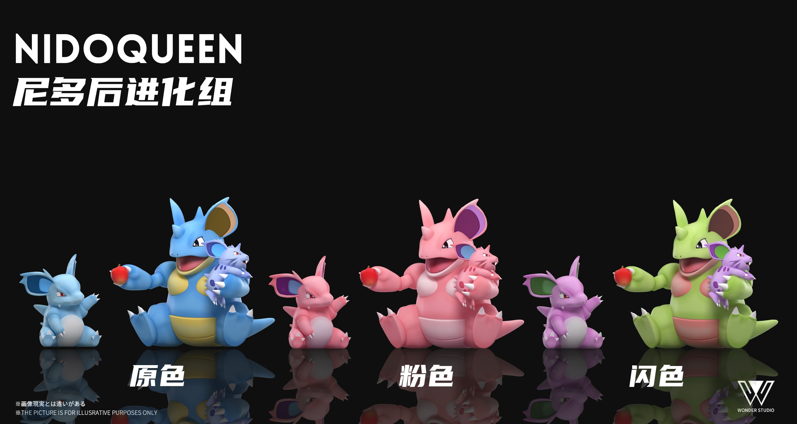 【寶可夢】玩得Wonder studio-尼多后進化組