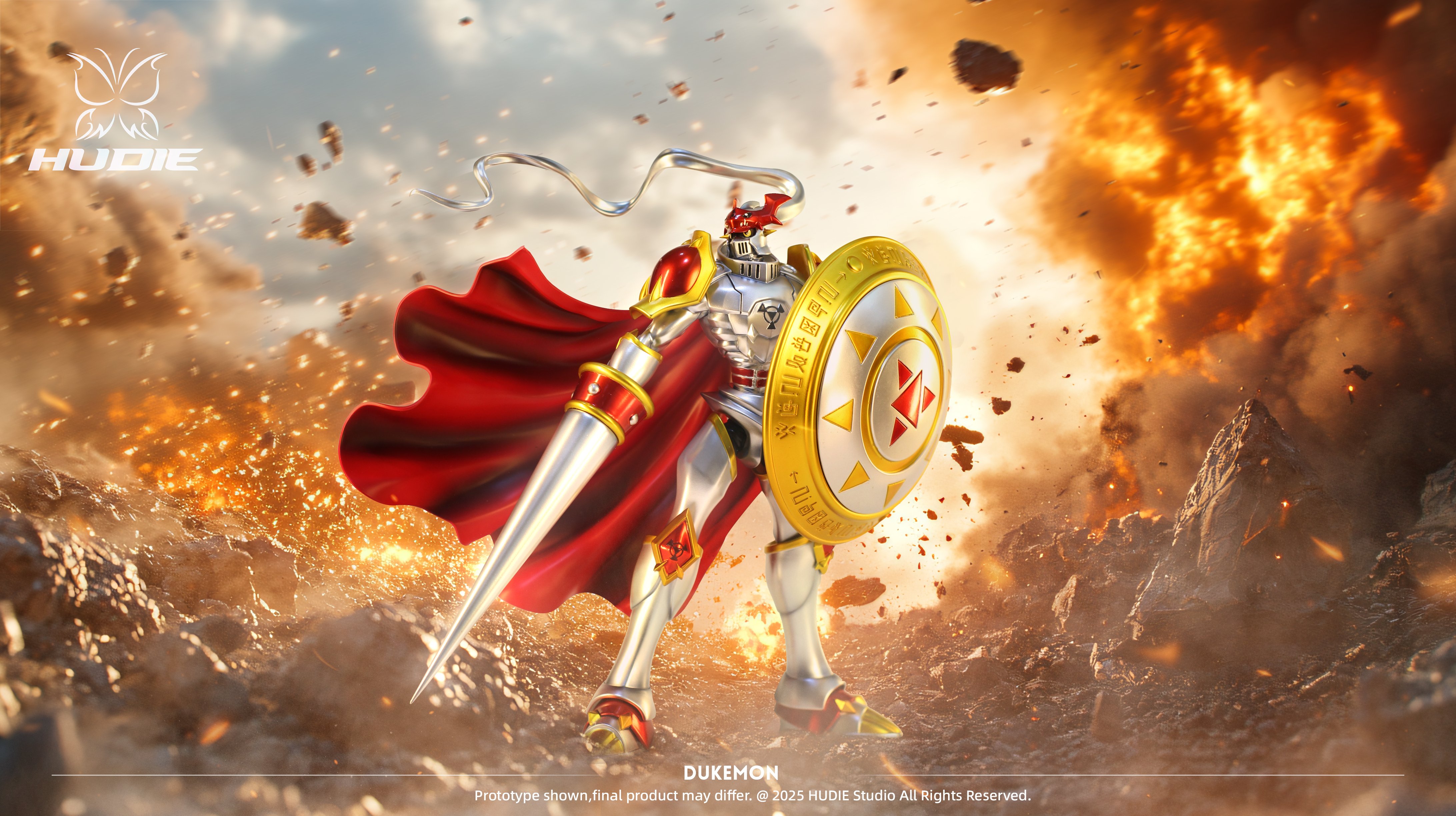 【數碼寶貝】Hudie工作室-馴獸師之王 紅蓮騎士獸