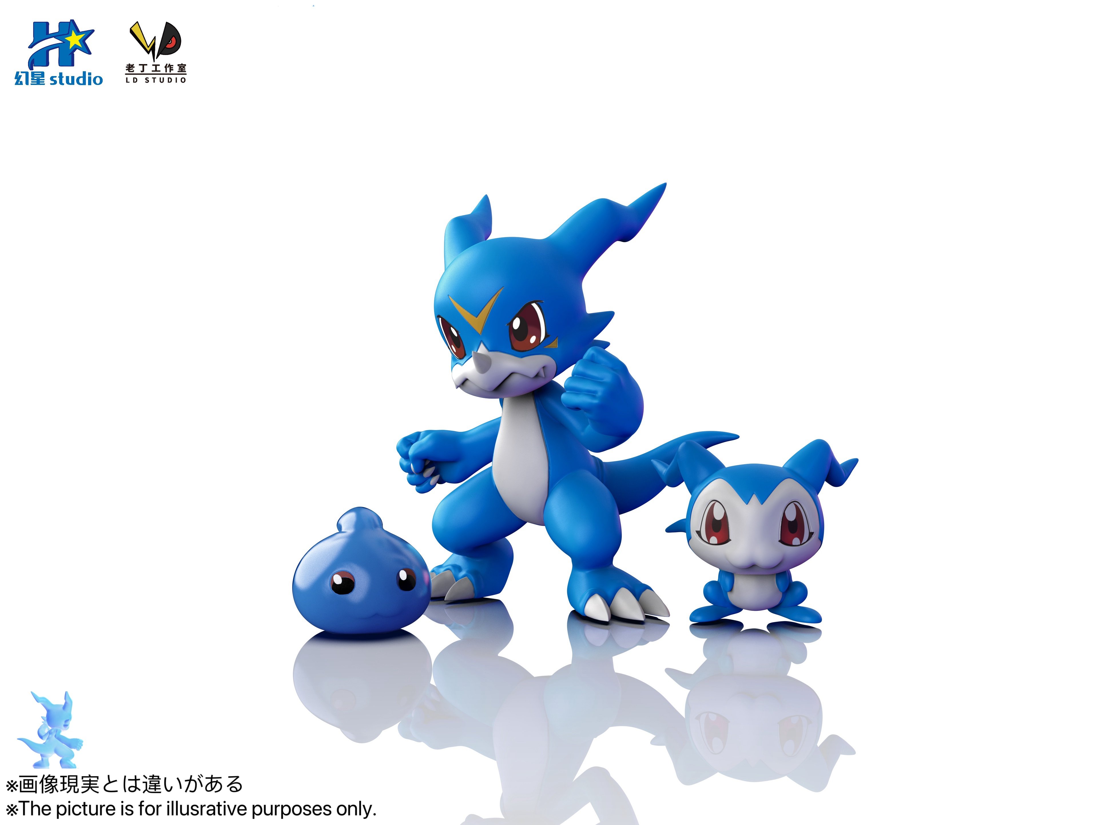 【數碼寶貝】幻星 x 老丁-數碼寶貝 02 共鳴系列 第七彈 v仔獸 豆丁獸