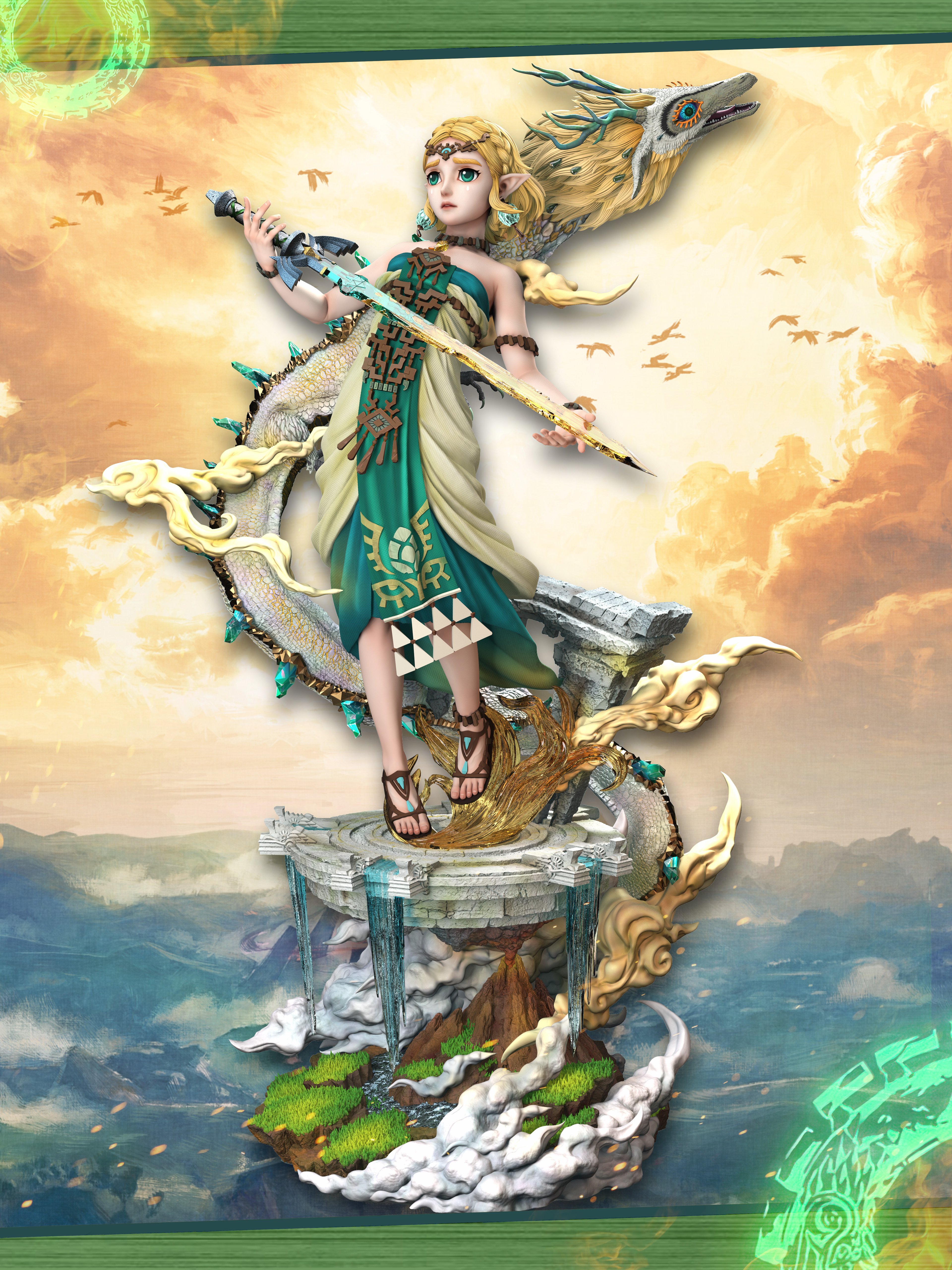 【薩爾達傳說】hero belief x hunter fan-薩爾達傳說 薩爾達公主