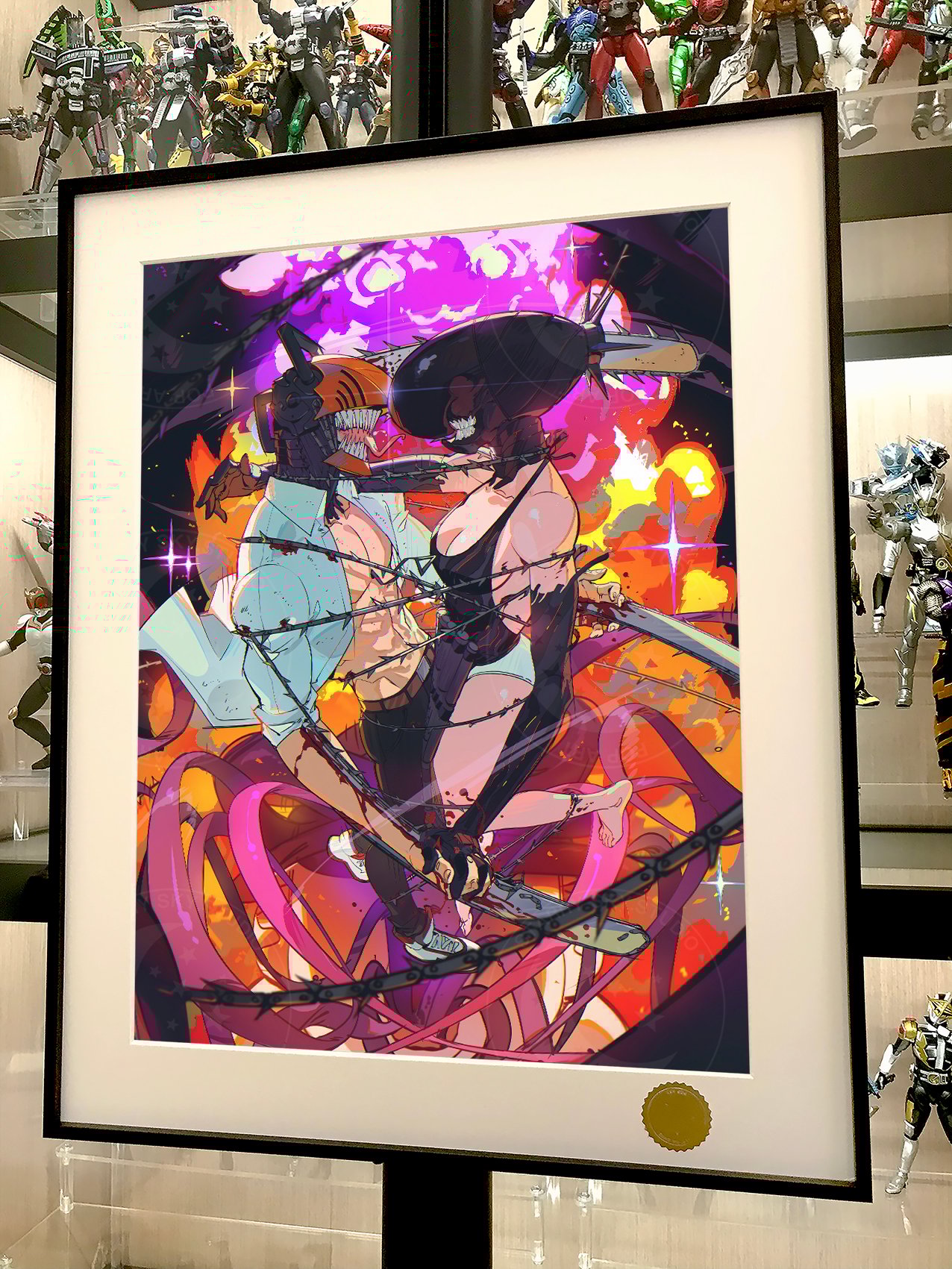 【週邊】星空工作室－鏈鋸人 bomb love 裝飾畫