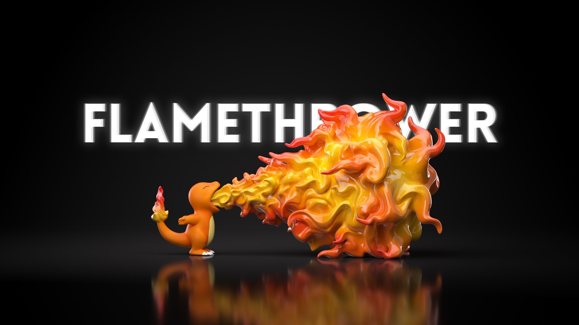 【寶可夢】JP工作室-初代無印篇動畫 能博物館系列 戰鬥系列 第4彈 小火龍·噴射火焰