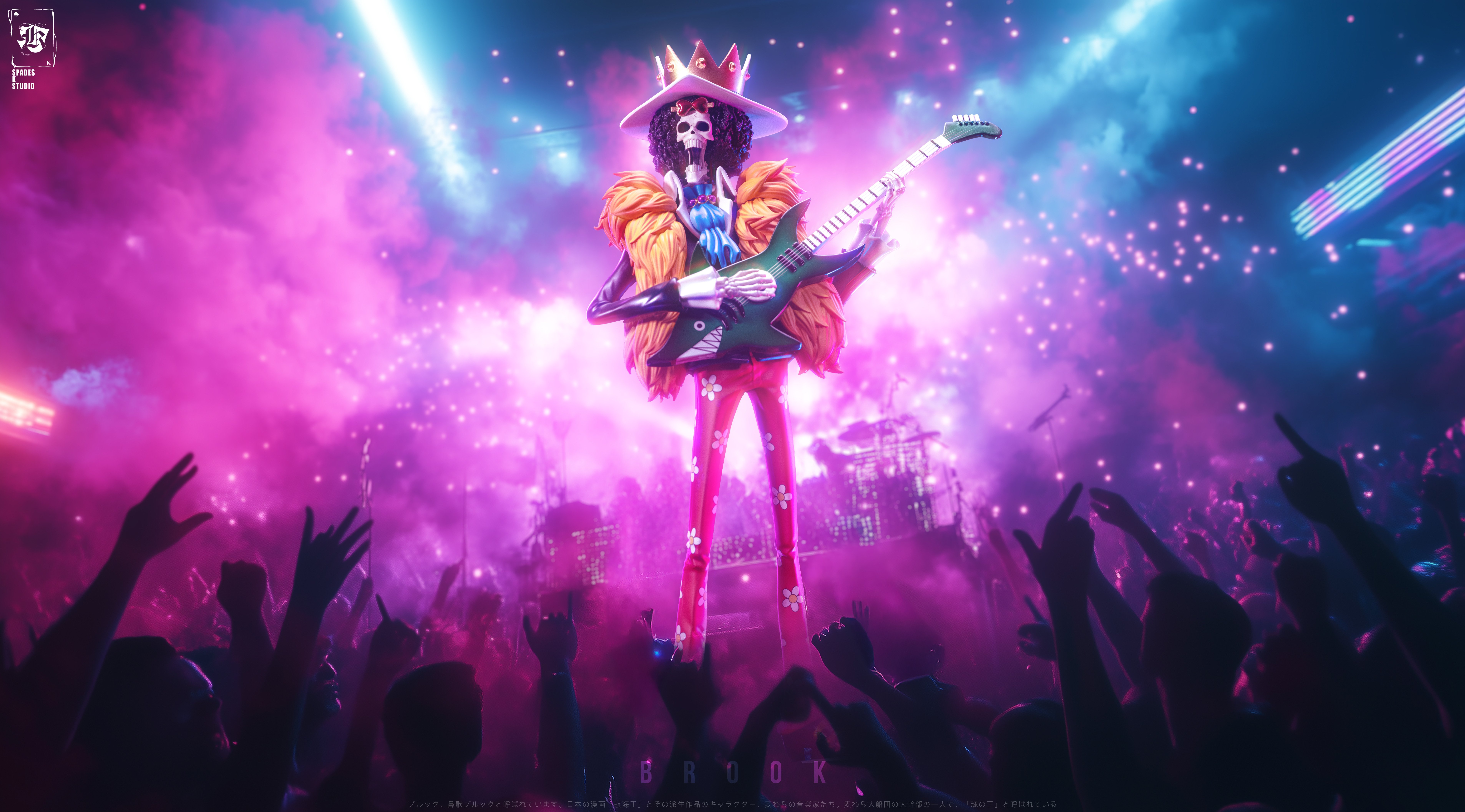 【海賊王】SPK-STUDIO 黑桃K工作室-草帽團共鳴系列 第七彈 布魯克