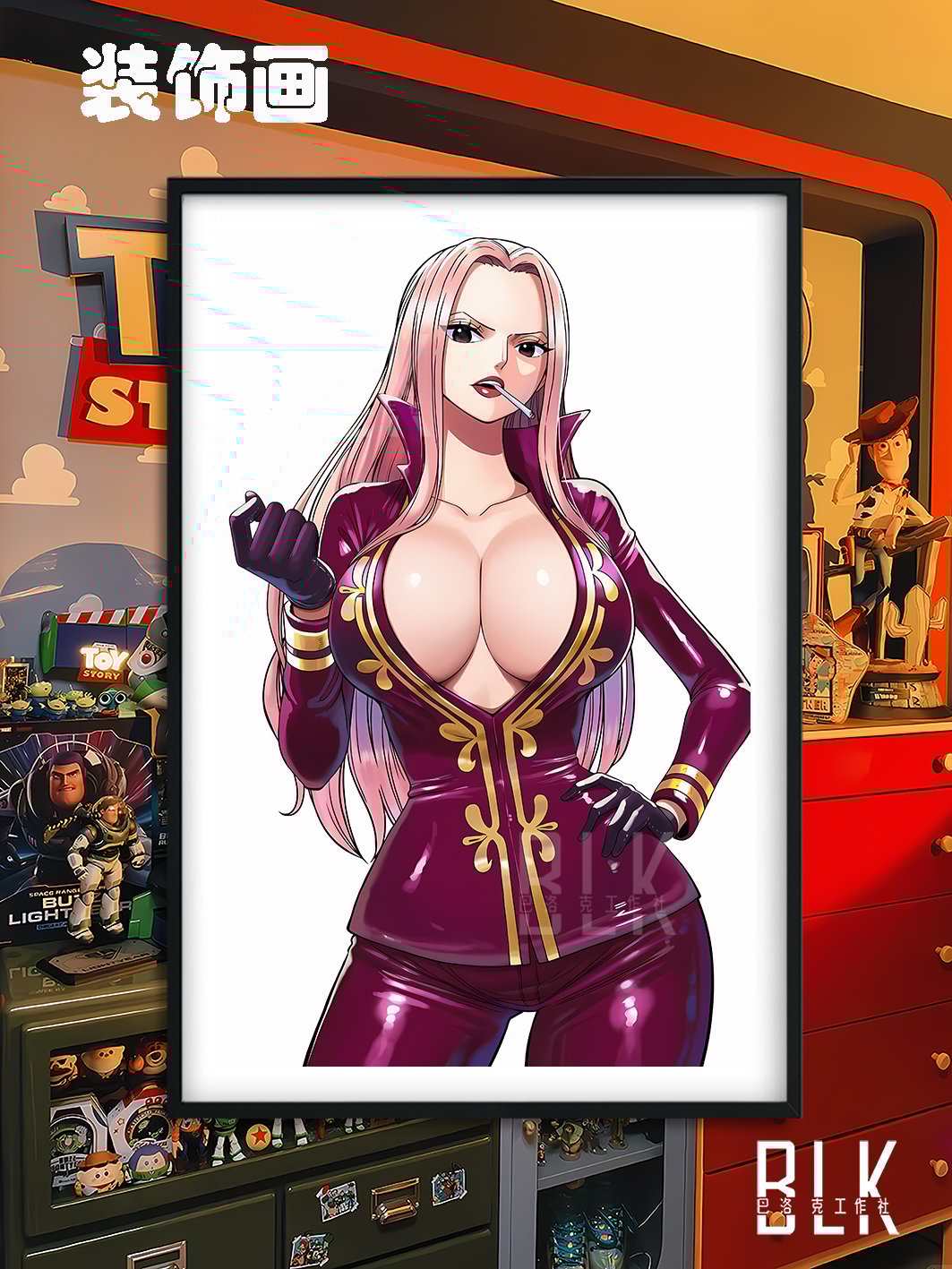 【週邊】巴洛克－海賊王 緹娜 裝飾畫＆冰箱貼