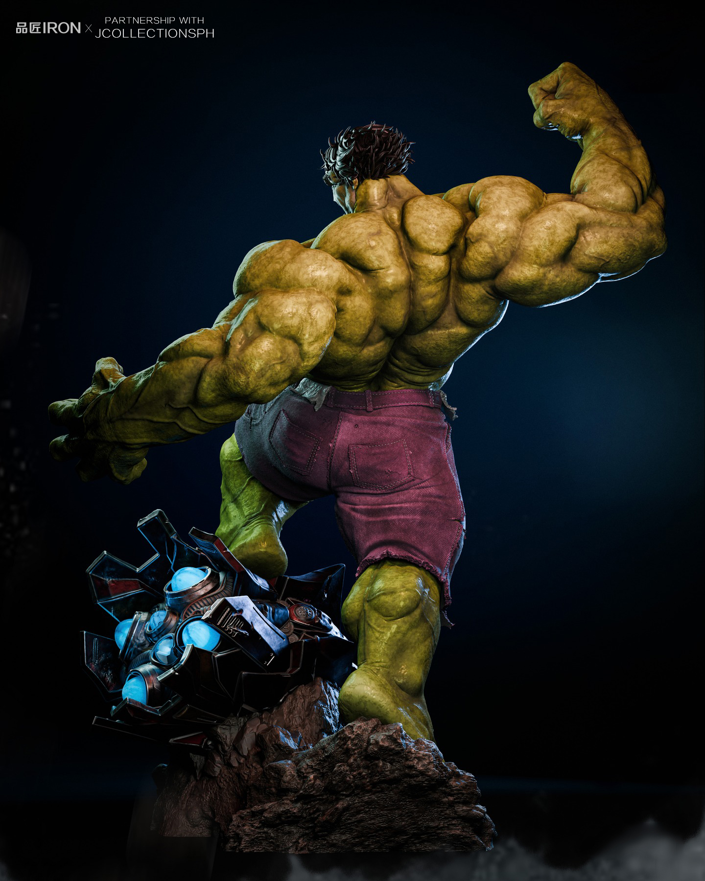 【漫威】品匠IRON x JCOLLECTIONSPH-MQ066 綠巨人 Hulk