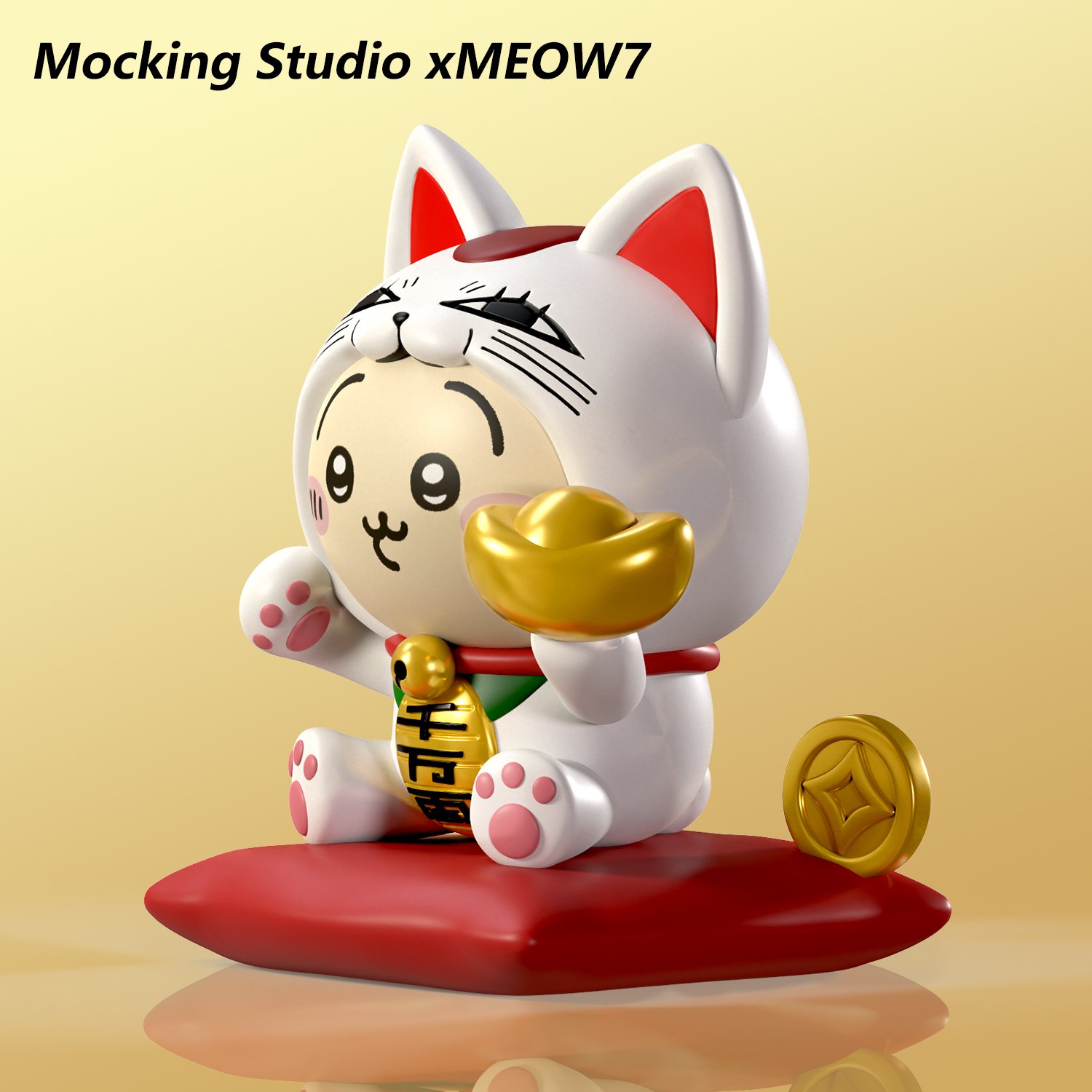 【膽大黨】主意玩家-烏薩奇x高速婆婆 招財貓