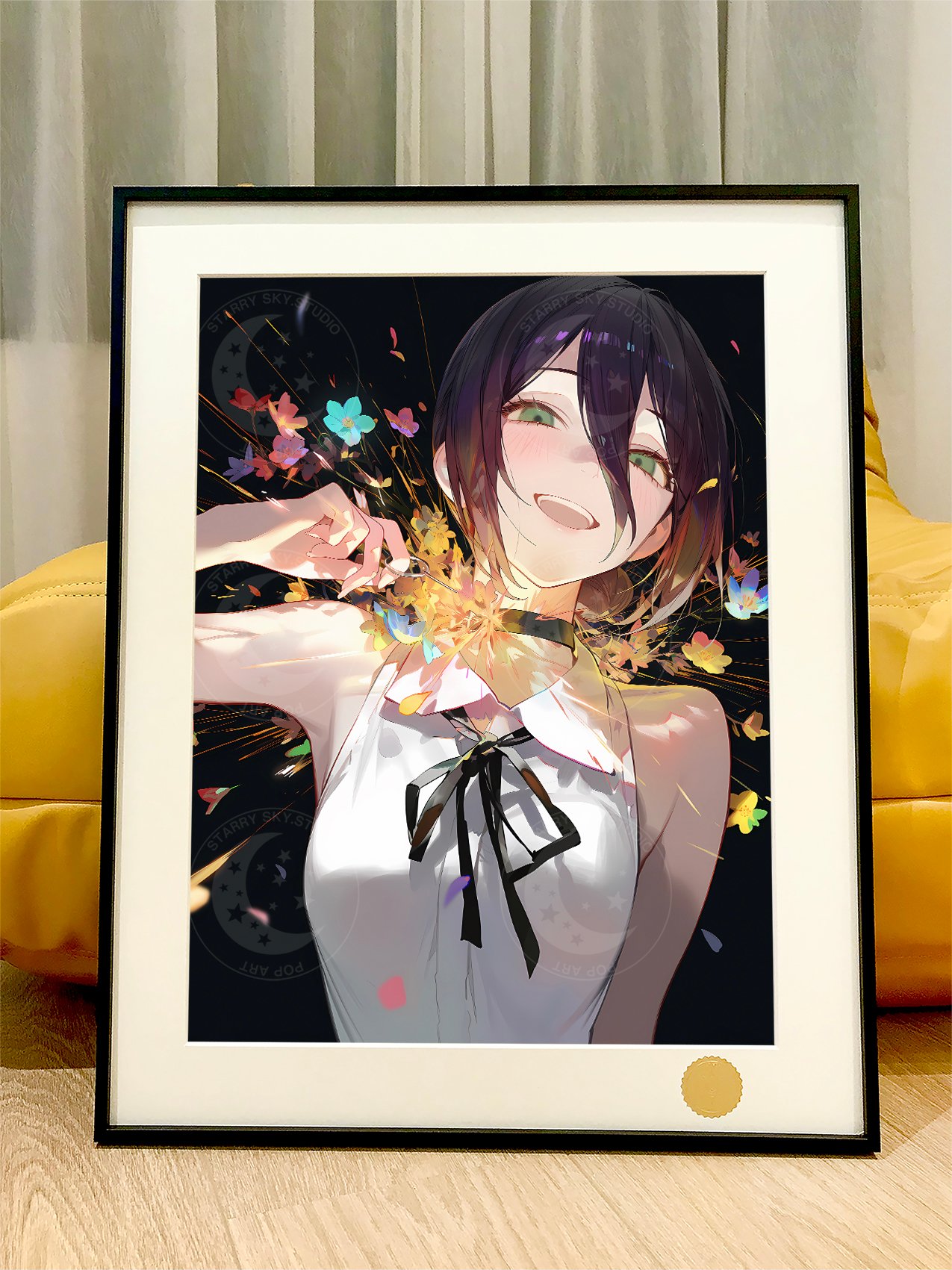 【週邊】星空工作室-爆炸蕾塞 電鋸人鏈鋸人Chainsaw Man電次瑪奇瑪帕瓦動畫裝飾畫