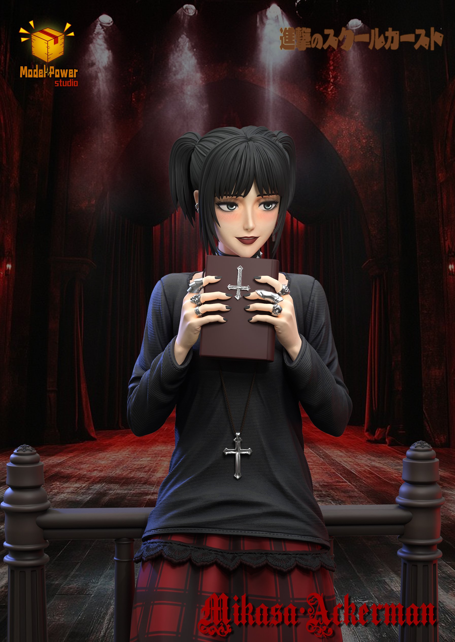 【進擊的巨人】Model Power studio-進擊的巨人 第六彈 番外篇 進擊的學校階級 美高三笠