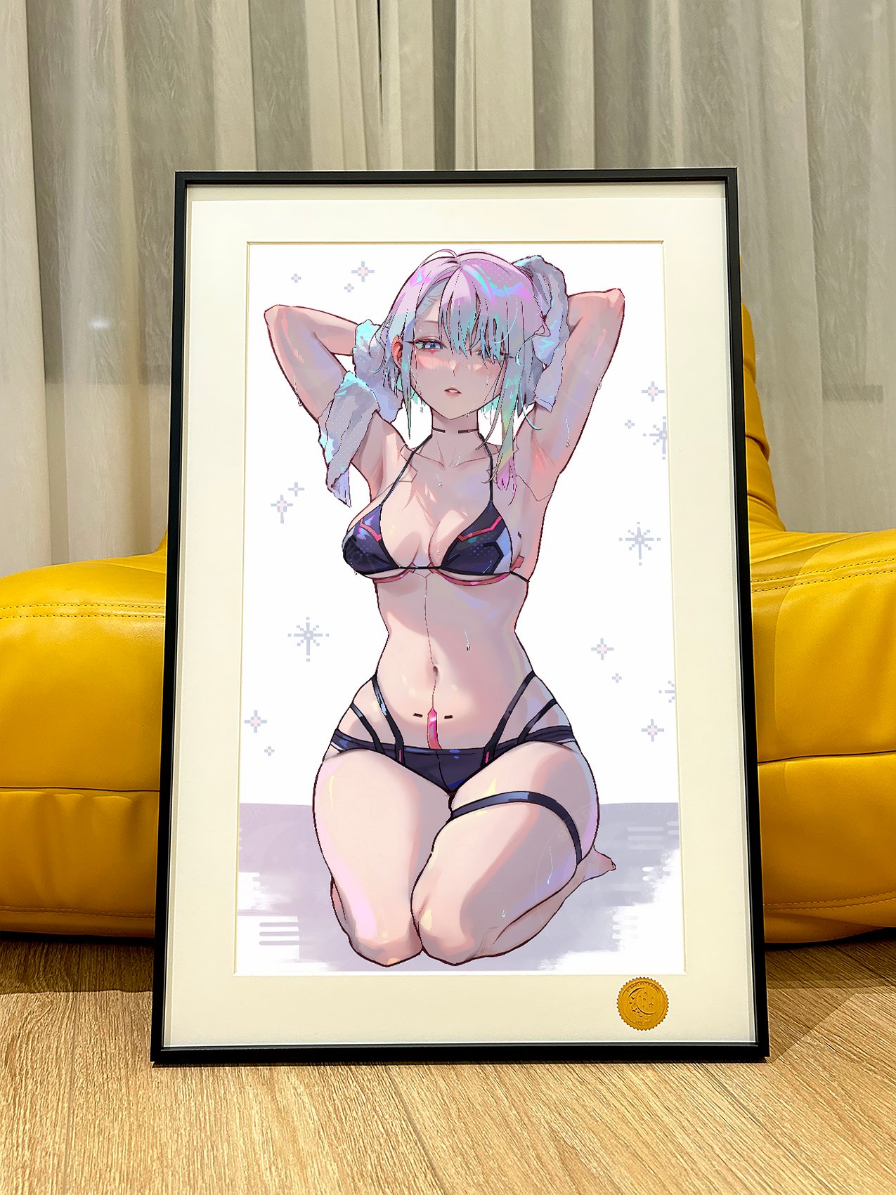 【週邊】星空工作室－賽博龐克：邊緣行者 跪姿露西 裝飾畫