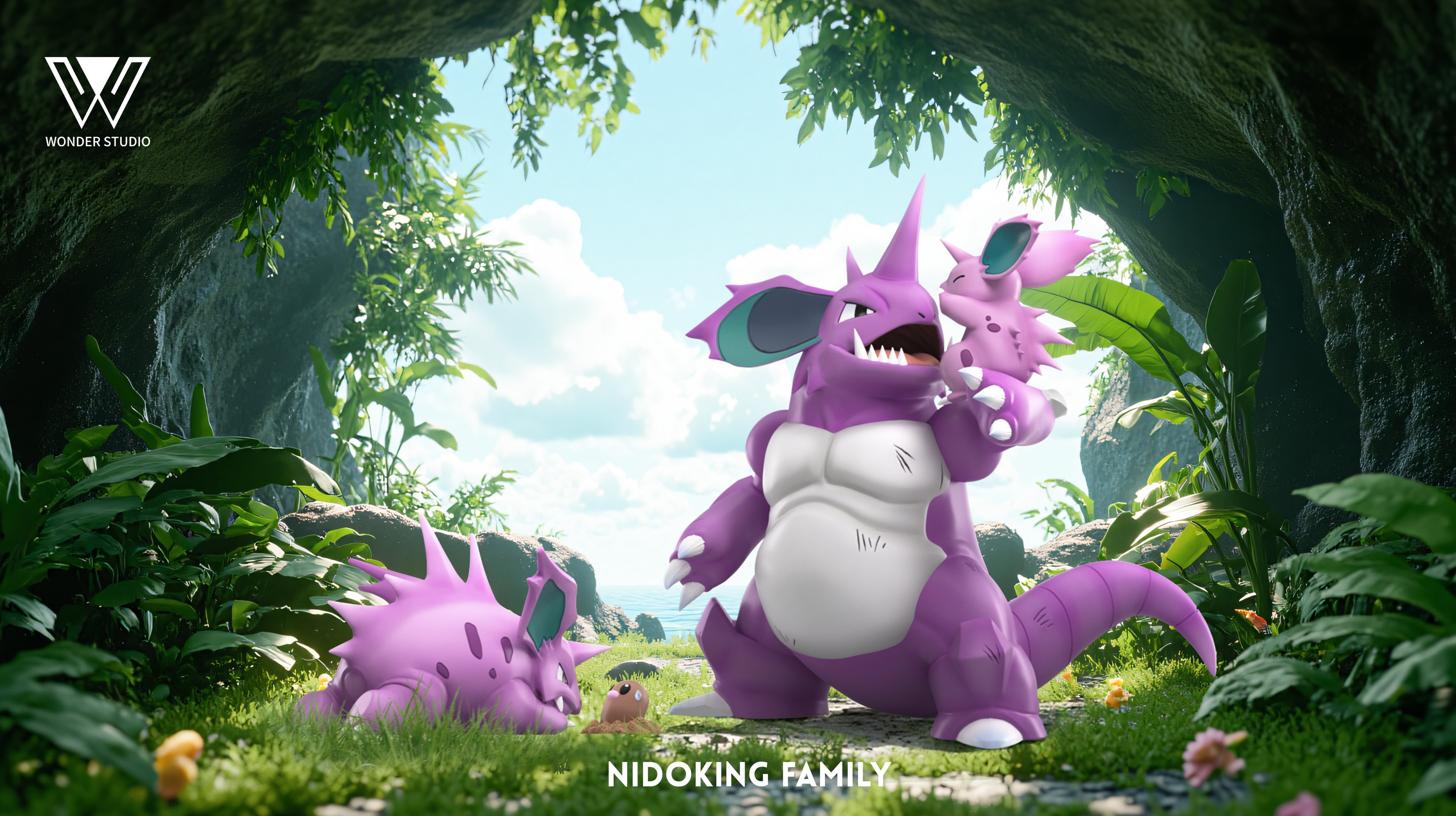 【寶可夢】玩得Wonder studio-尼多王進化組