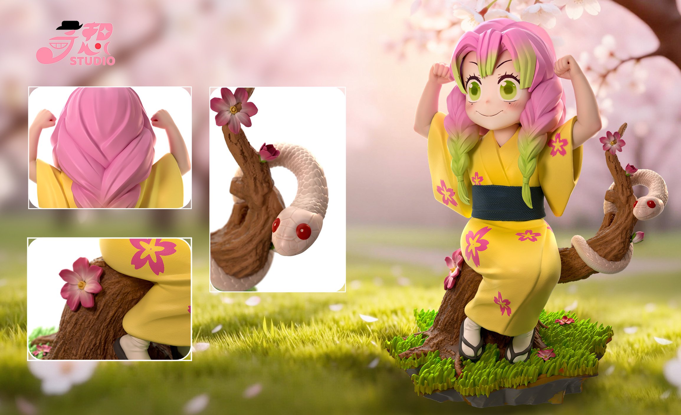 【鬼滅之刃】奇想STUDIO－同人童年系列 第一彈 甘露寺蜜璃