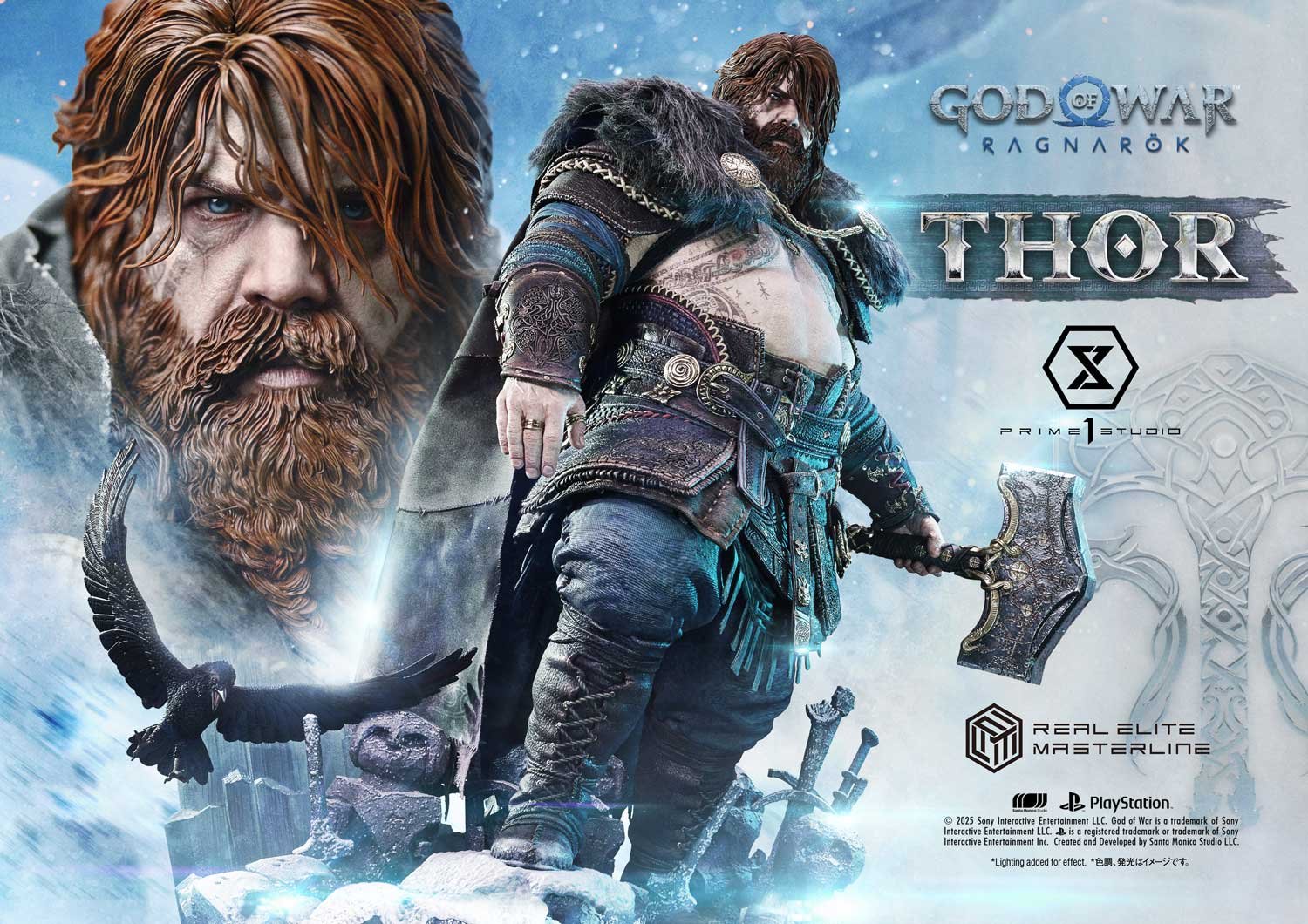 【正版授權】Prime 1 Statue-戰神 諸神黃昏 雷神索爾 托爾