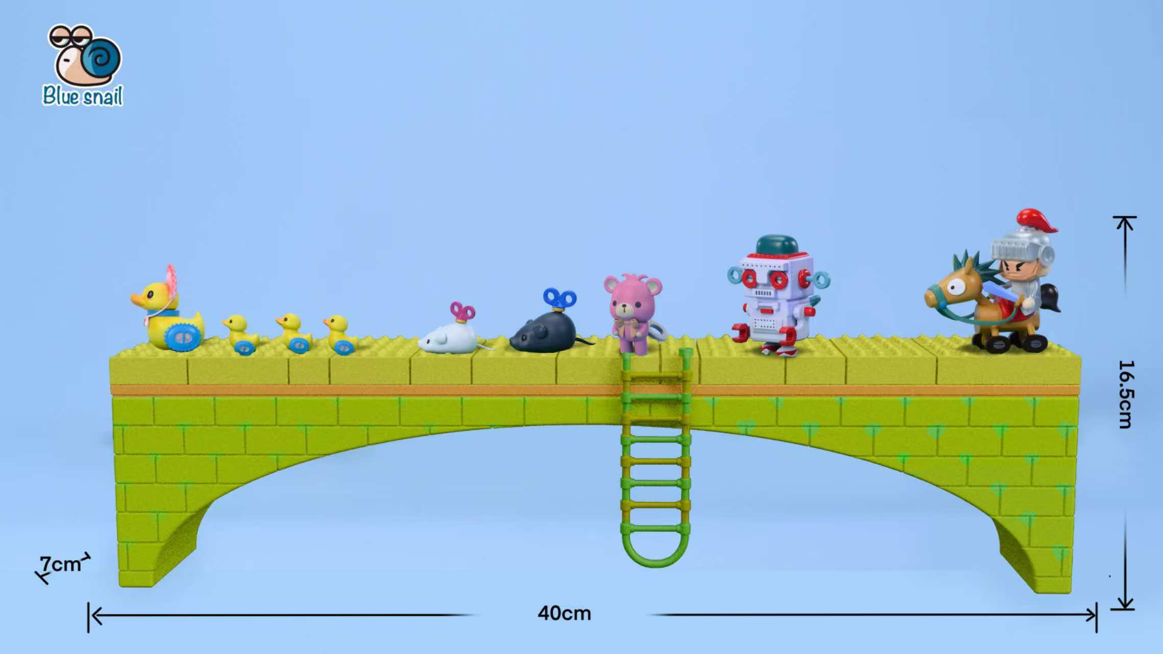 【楓之谷】藍蝸牛工作室(Blue Snail)-冒險島比例世界系列 第二十一彈 玩具城（三）