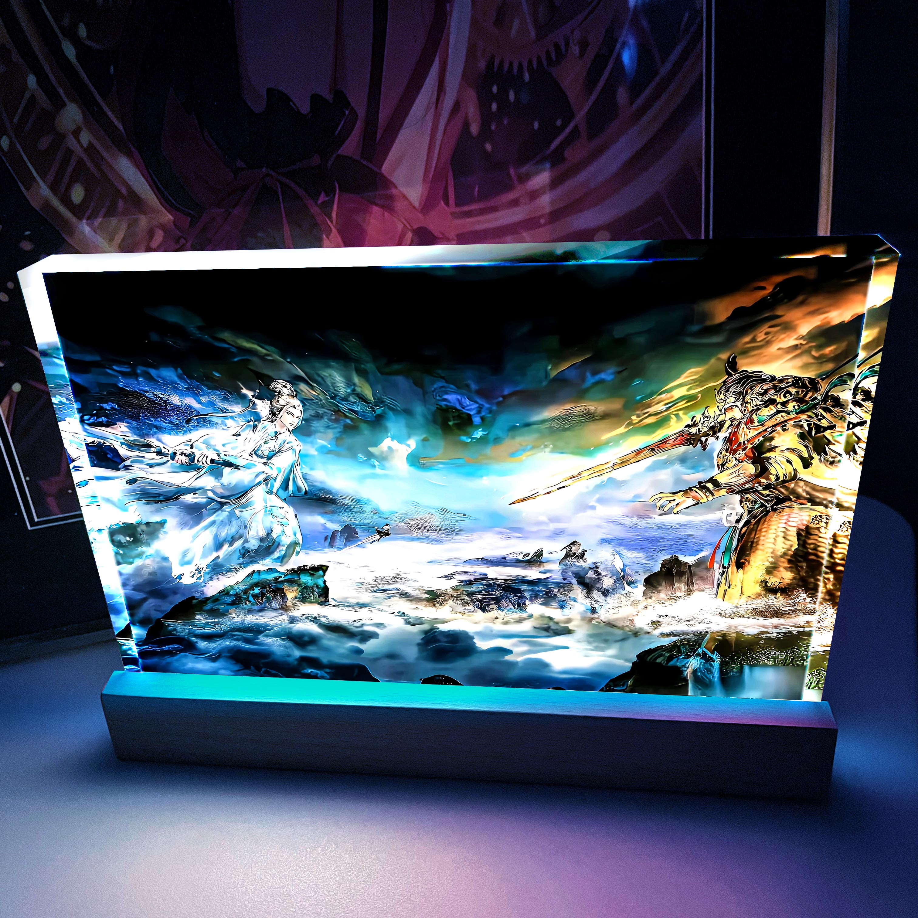 【週邊】阿喵畫社-與劍同行 一劍開穗山 發光卡磚 【週邊】阿喵畫社-與劍同行 一劍開穗山 發光卡磚