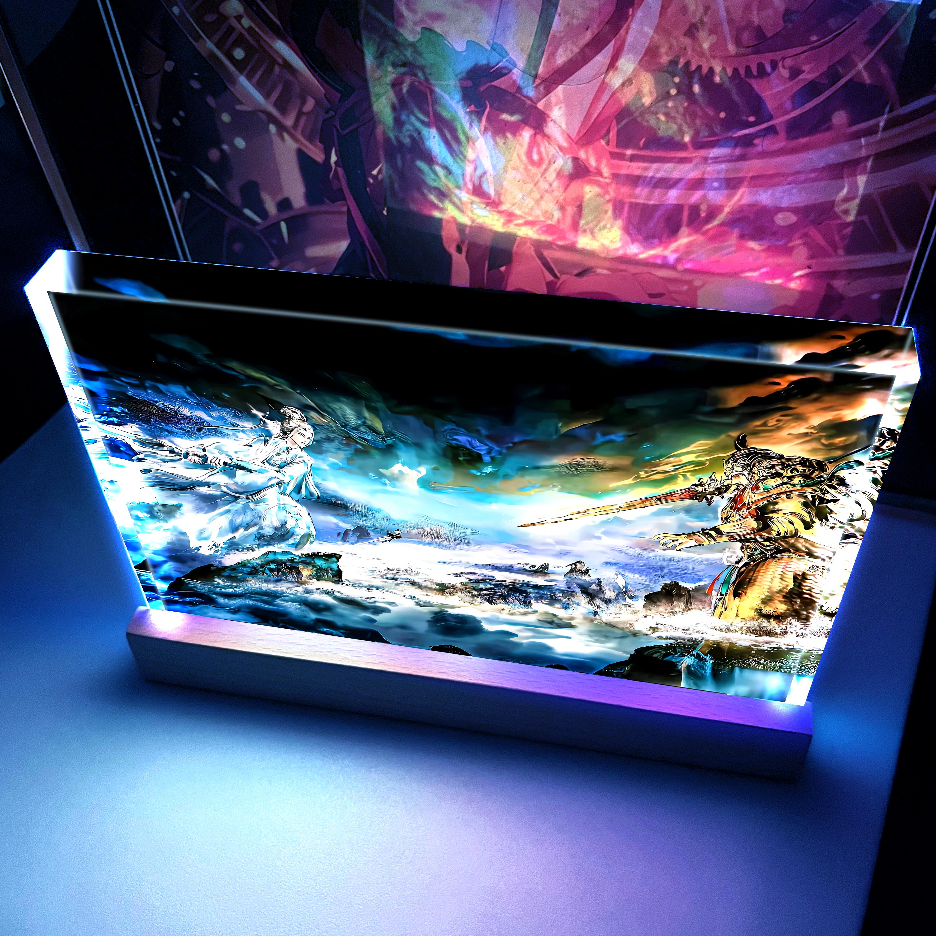 【週邊】阿喵畫社－與劍同行 一劍開穗山 發光卡磚