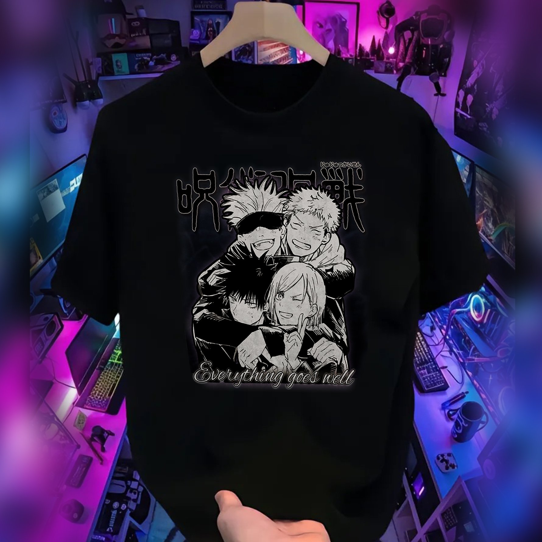 【週邊】阿喵畫社-咒術迴戰五分袖潮服