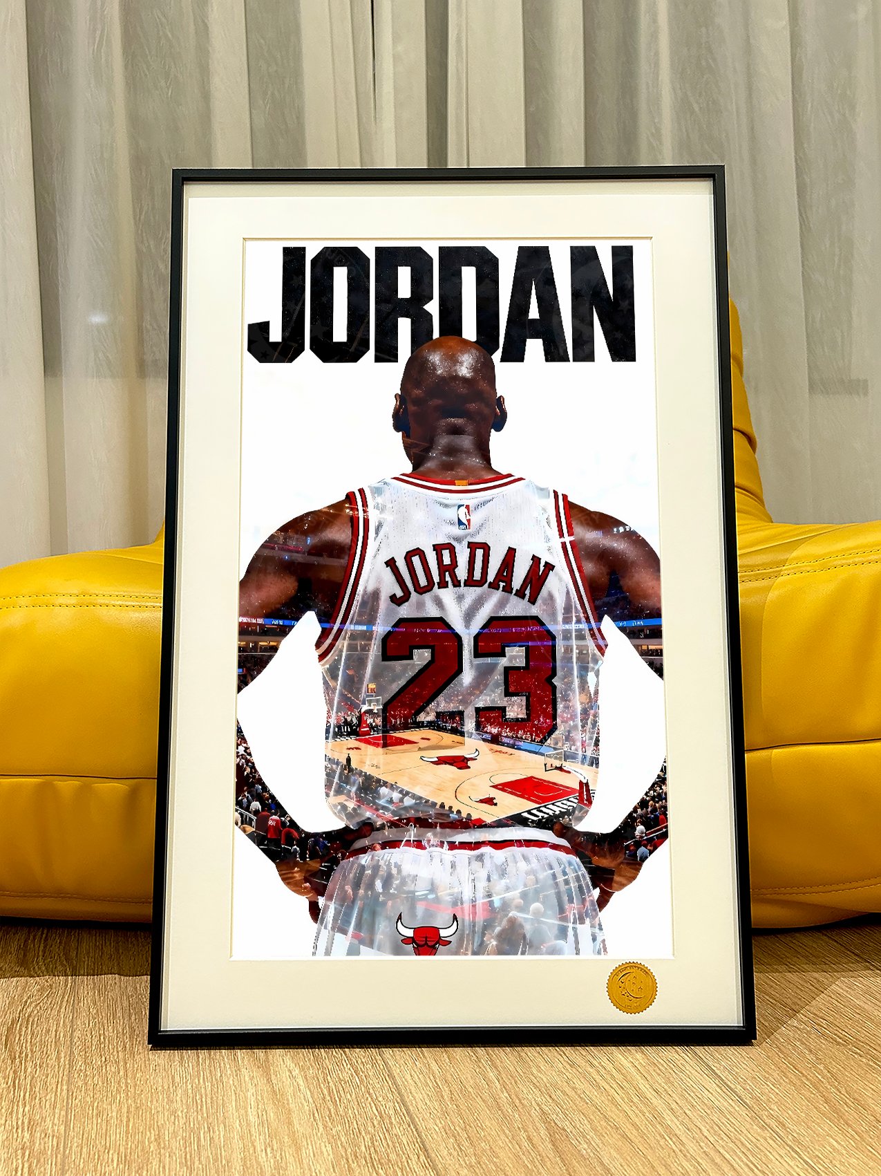 【週邊】星空工作室－NBA 喬丹背影 裝飾畫