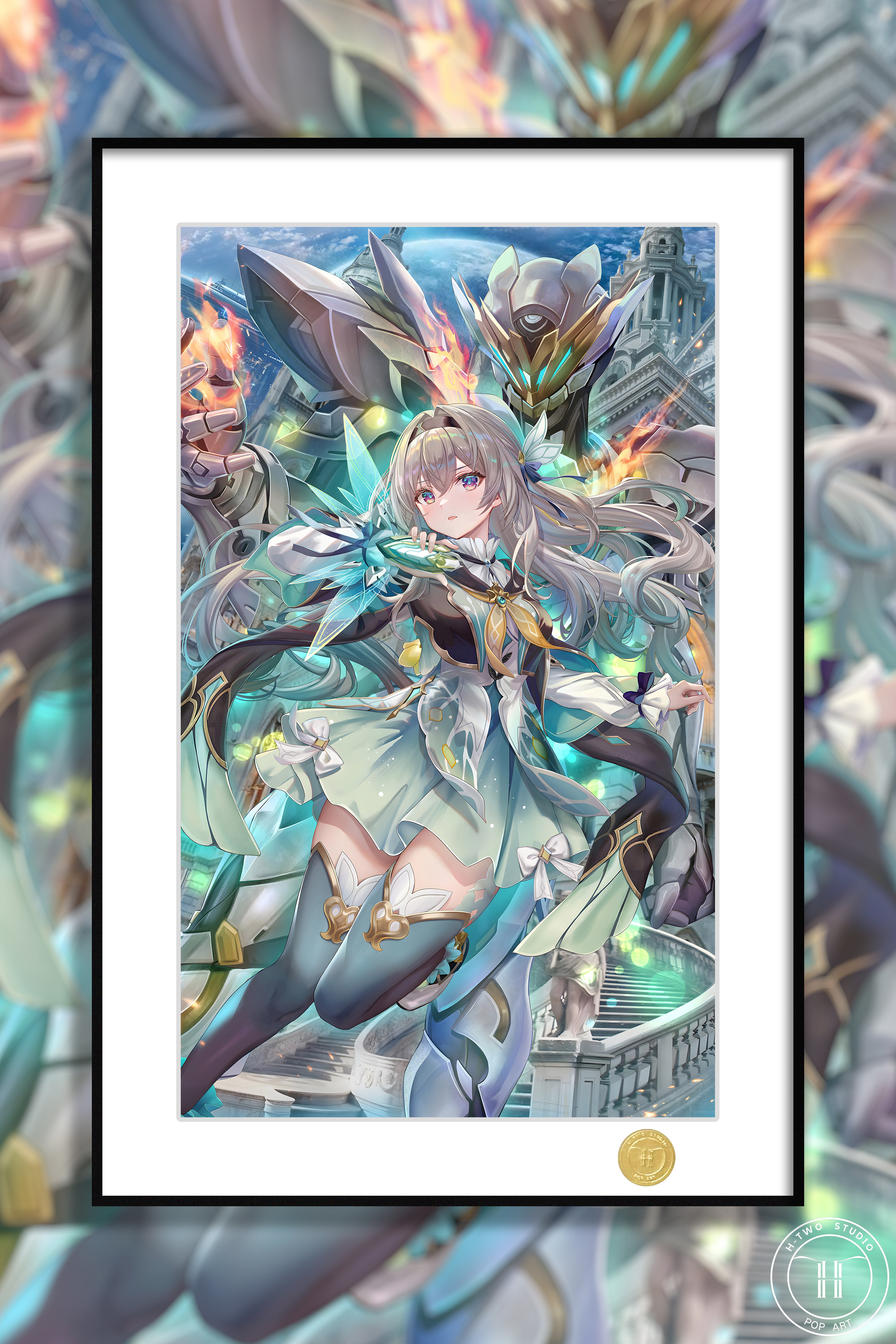 【週邊】H2工作室-流螢 崩壞星穹鐵道動漫二次元裝飾畫