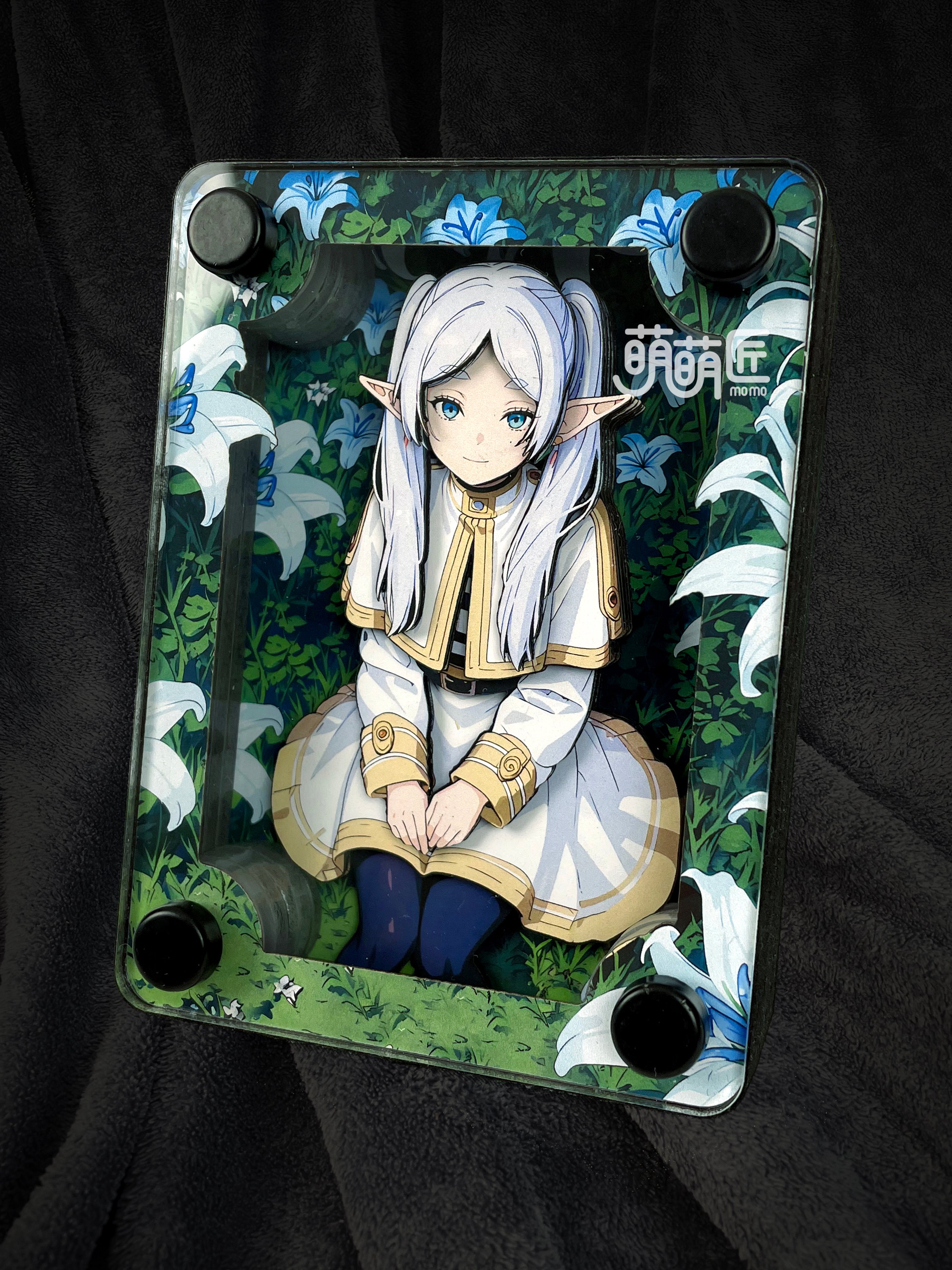 【週邊】萌萌匠-葬送的芙利蓮Frieren魔法花海立體卡磚