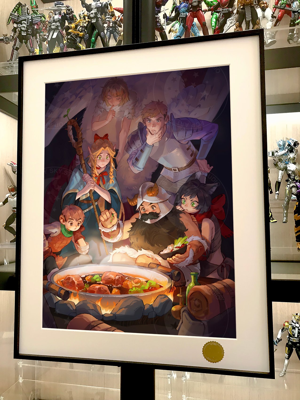 【週邊】星空工作室－迷宮飯 迷宮料理 裝飾畫