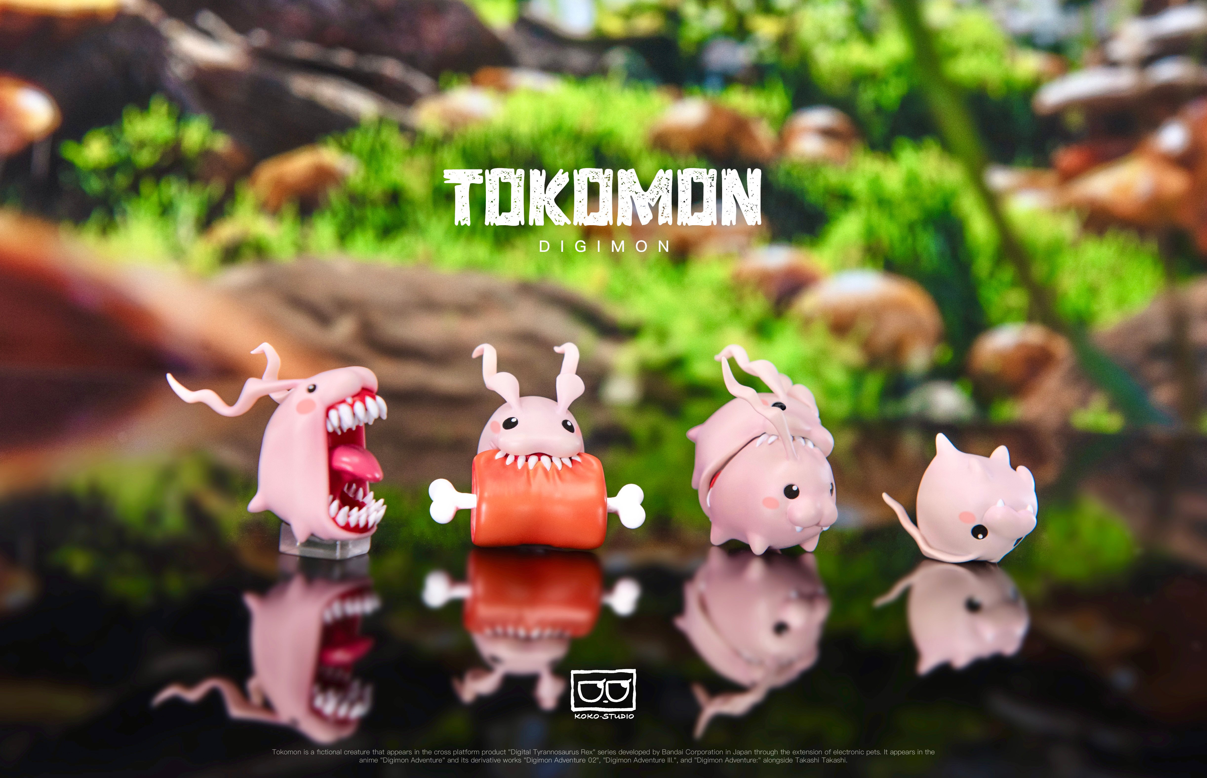 【數碼寶貝】口口社KOKOStudio-五隻迪哥獸套裝