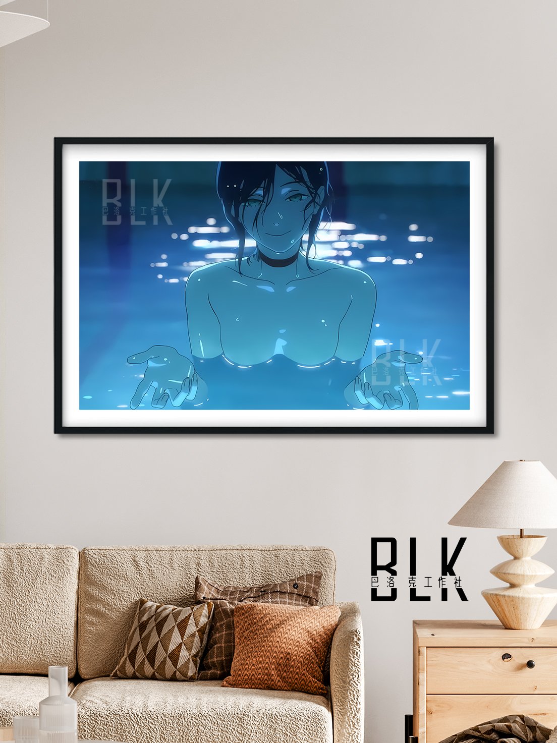 【週邊】巴洛克－鏈鋸人 水之蕾塞 裝飾畫 & 冰箱貼