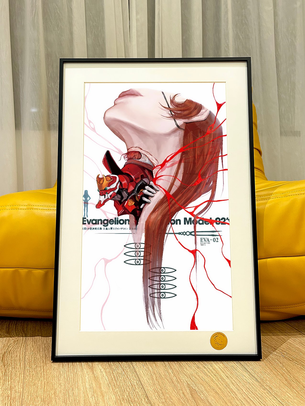 【週邊】星空工作室－新世紀福音戰士 二號機 裝飾畫