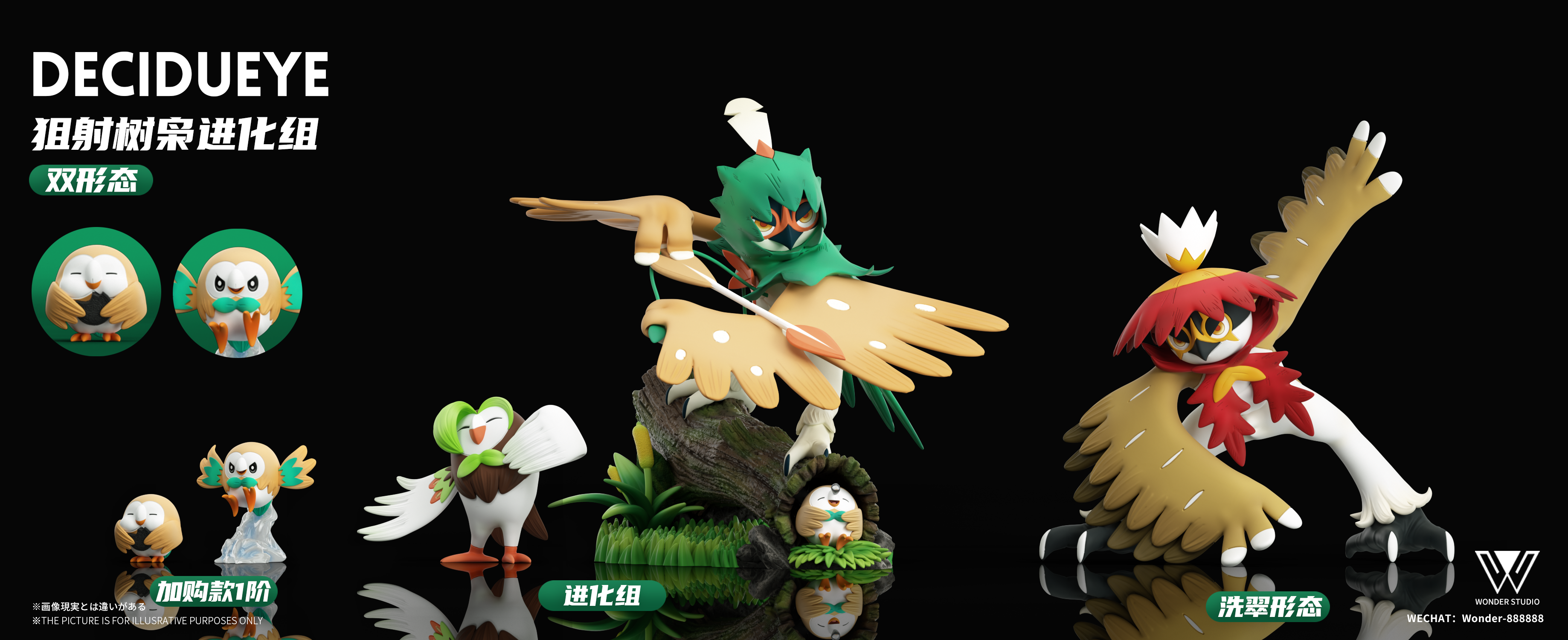 【寶可夢】玩得Wonder studio-狙射樹梟進化組