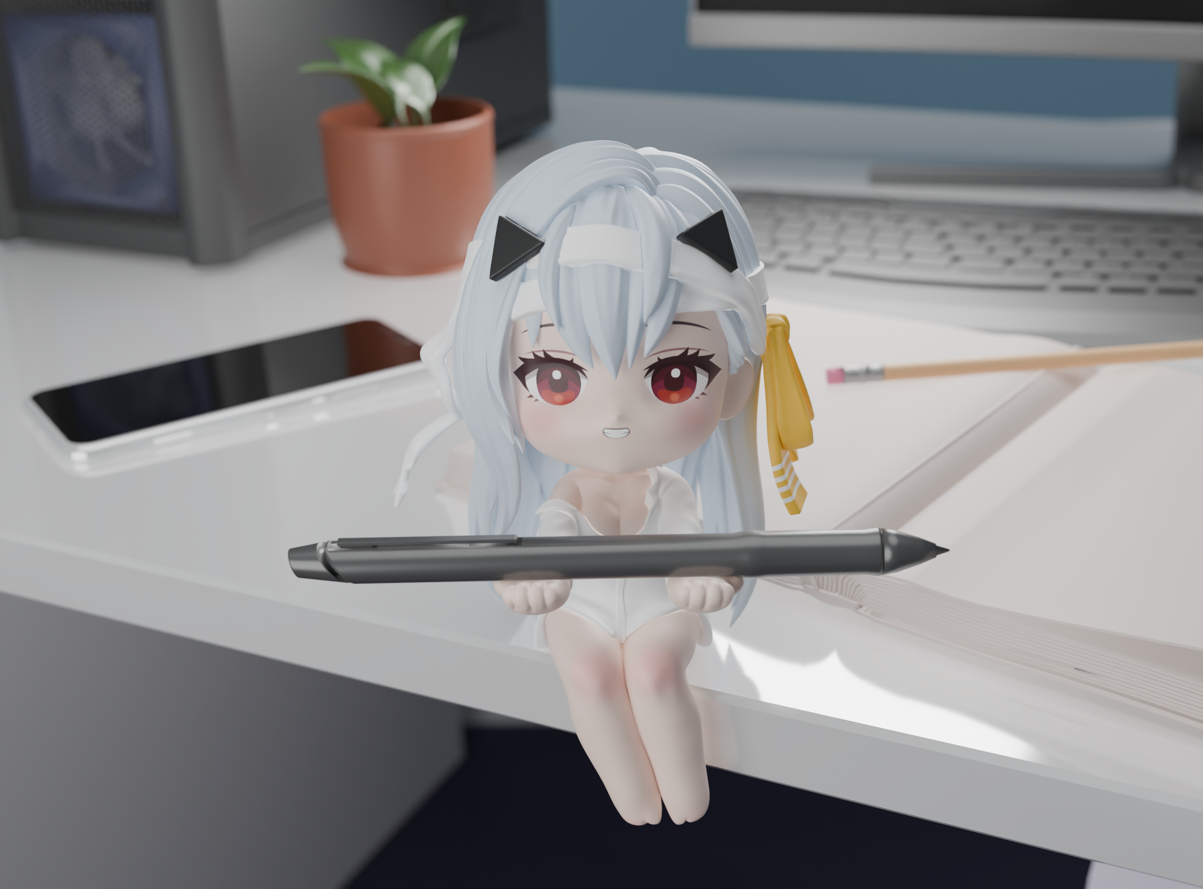 【正版授權】SWIF-勝利女神 泡麵壓公仔