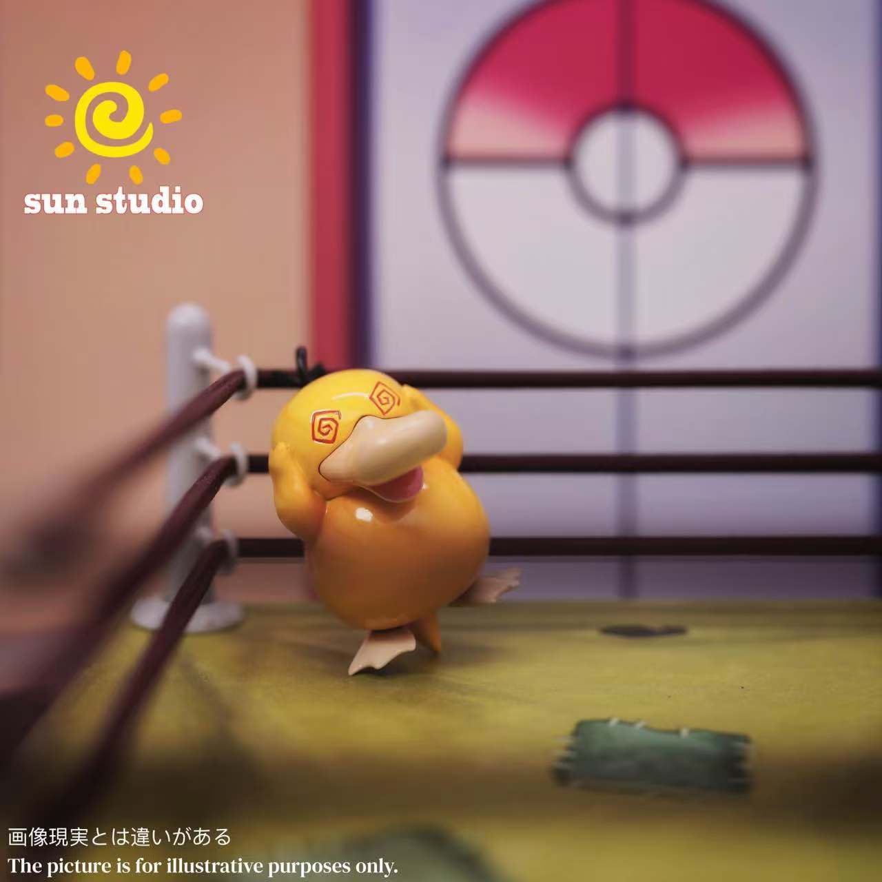 【寶可夢】SUN studio-圖鑑比例 失去戰鬥能力可達鴨